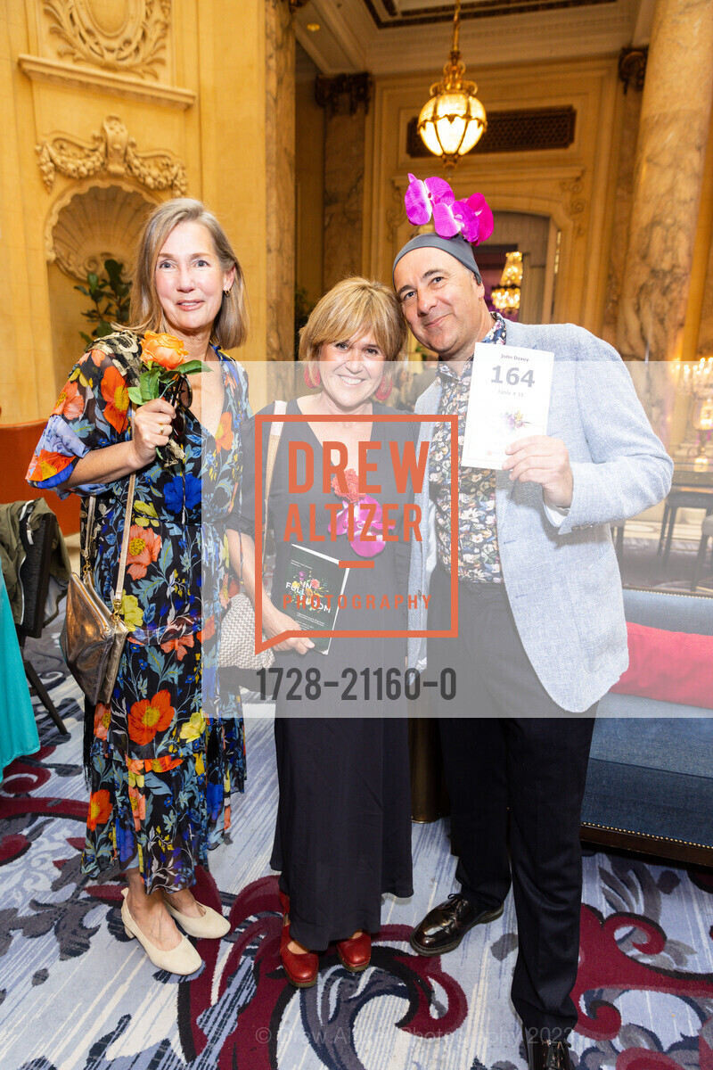 Katherine Petrin, Maria Llorente, John Doxey, "In Full Bloom" Community Music Center's 2023 Spring Gala, The Palace Hotel, a Luxury Collection Hotel @ 2 New Montgomery St, SF, CA 94105 US. The Palace Hotel, a Luxury Collection Hotel @ 2 New Montgomery St, SF, CA 94105 US, April 24th, 2023, Photo #1728-21160-0 Katherine Petrin, Maria Llorente, John Doxey, Photo #1728-21160-0