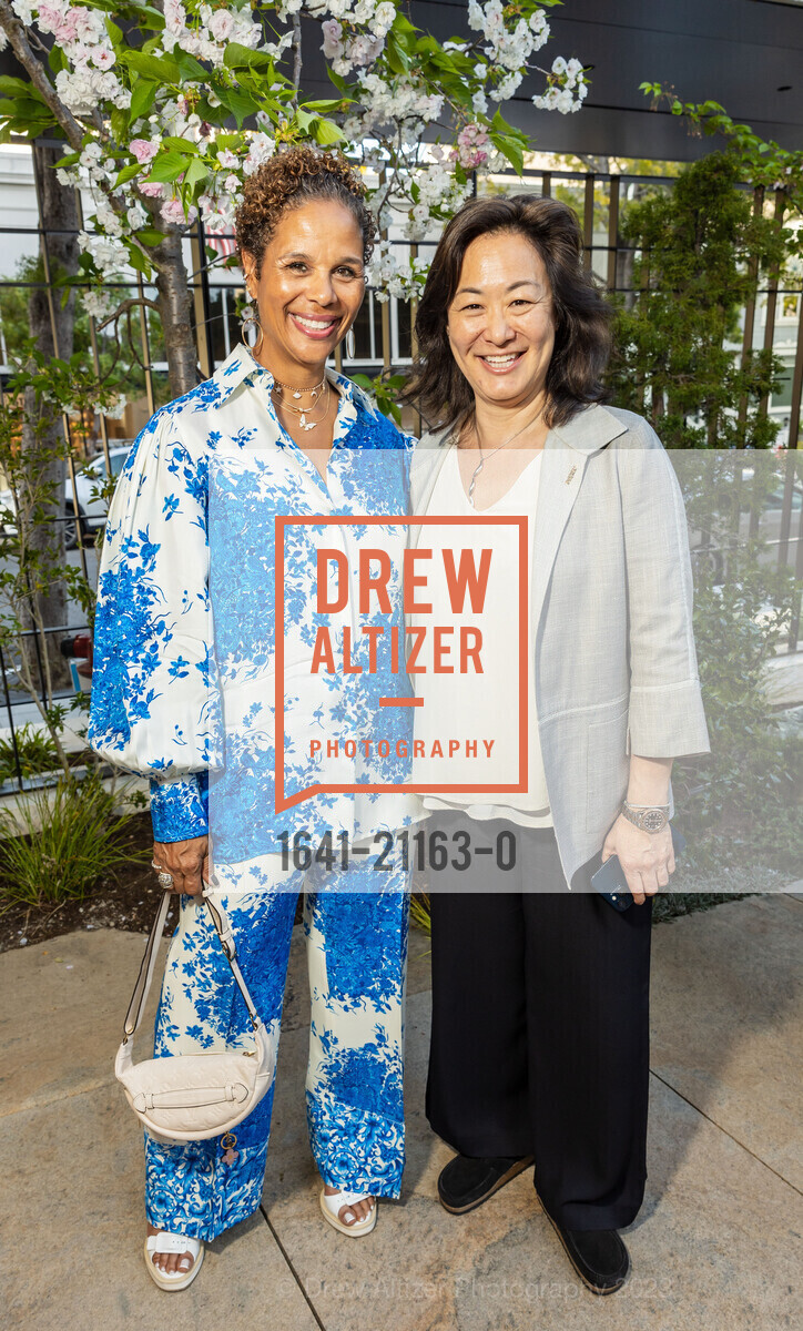Yvette Bowser, Janelle Eng, Garden Reveal Party at Nobu 2023, Nobu Hotel Palo Alto @ 180 Hamilton Ave, Palo Alto, CA 94301 US. Nobu Hotel Palo Alto @ 180 Hamilton Ave, Palo Alto, CA 94301 US, April 26th, 2023, Photo #1641-21163-0 Yvette Bowser, Janelle Eng, Photo #1641-21163-0