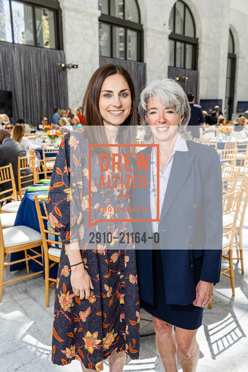 Suzanne Lyman, Sue Robbins, Mission Dolores Academy's Benefit Luncheon, Fran van Bergen @ 465 California St, SF, CA 94104 US. Fran van Bergen @ 465 California St, SF, CA 94104 US, April 27th, 2023, Photo #2910-21164-0 Suzanne Lyman, Sue Robbins, Photo #2910-21164-0