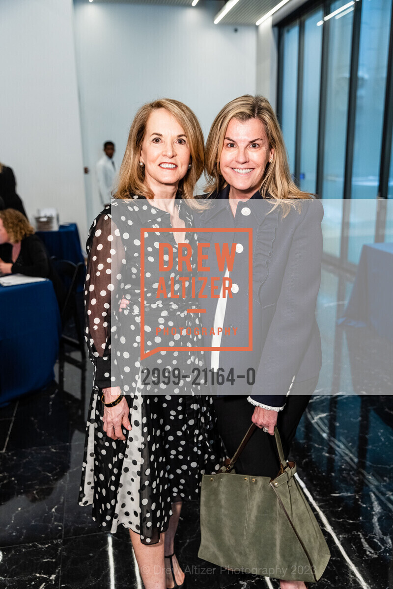Fran Van Bergen, Meredith Levy, Mission Dolores Academy's Benefit Luncheon, Fran van Bergen @ 465 California St, SF, CA 94104 US. Fran van Bergen @ 465 California St, SF, CA 94104 US, April 27th, 2023, Photo #2999-21164-0 Fran Van Bergen, Meredith Levy, Photo #2999-21164-0