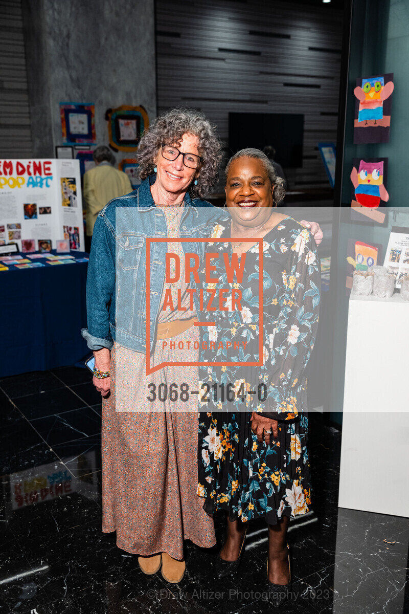 Debbie Ray, Cheryl Williams, Mission Dolores Academy's Benefit Luncheon, Fran van Bergen @ 465 California St, SF, CA 94104 US. Fran van Bergen @ 465 California St, SF, CA 94104 US, April 27th, 2023, Photo #3068-21164-0 Debbie Ray, Cheryl Williams, Photo #3068-21164-0