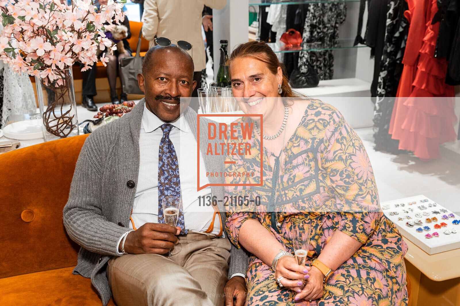 Herbert Brown, Paola Brown, In Store Event with Designer Anne Fontaine, San Francisco. San Francisco, April 27th, 2023, Photo #1136-21165-0 Herbert Brown, Paola Brown, Photo #1136-21165-0