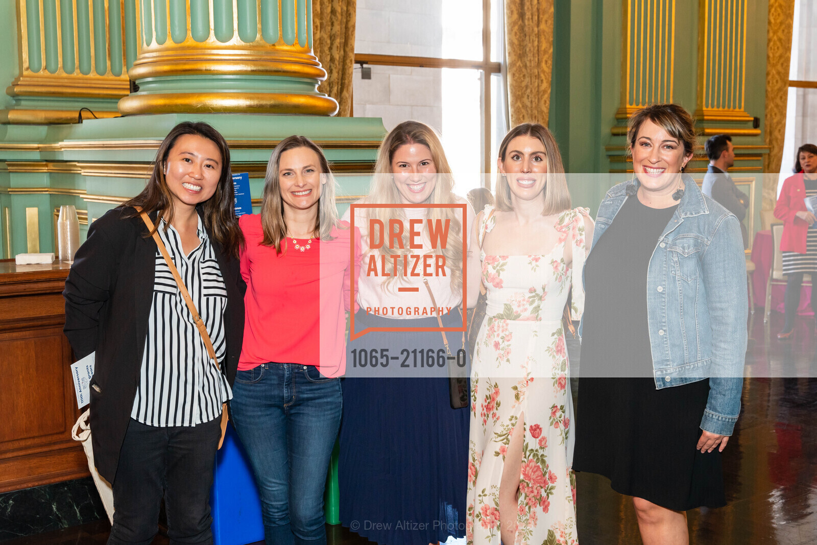 Karen Yee, Kate van Dalsem, Aubrey Santo, Julia Guenther, Erica Klein, Junior League of San Francisco: 111th Anniversary Grant Award Ceremony, The Green Room @ 401 Van Ness Ave, SF, CA 94102 US. The Green Room @ 401 Van Ness Ave, SF, CA 94102 US, April 27th, 2023, Photo #1065-21166-0 Karen Yee, Kate van Dalsem, Aubrey Santo, Julia Guenther, Erica Klein, Photo #1065-21166-0