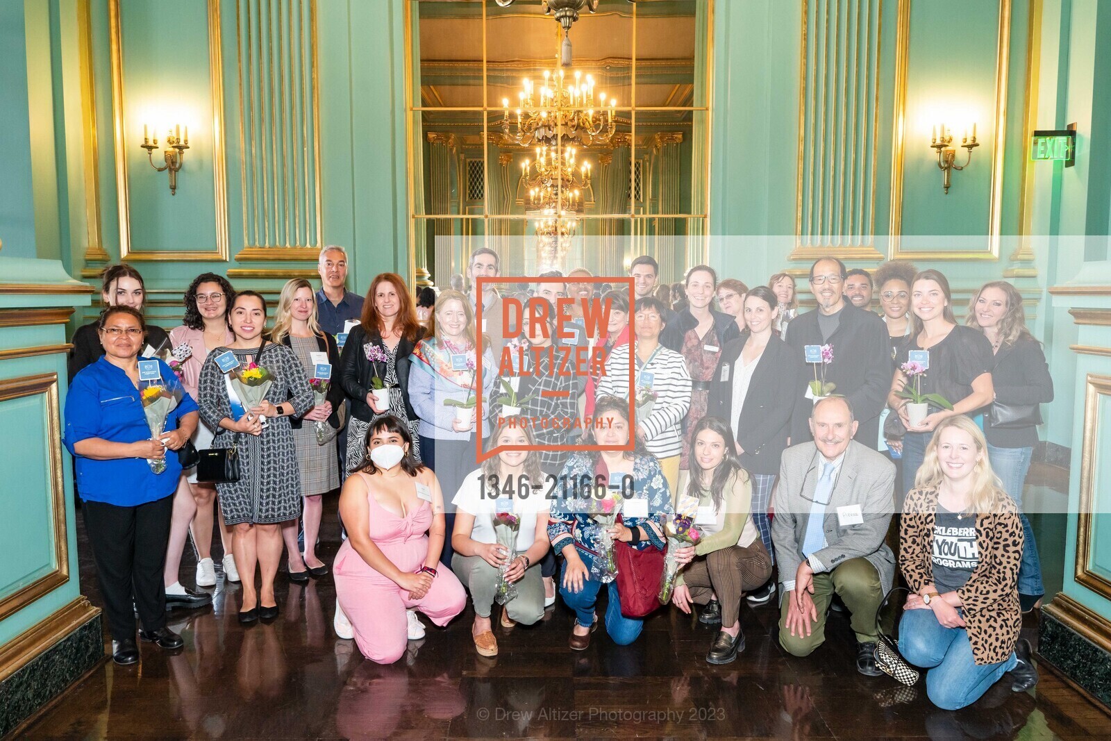 Juana Flores, Laura Combs, Tania Estrada, Meghan Freebeck, Jonathan Lowell, Paul Petrequin, Jill Unikel, Margi English, Ahtziri Baltazar, Jessica Reyes, Tam Ngo, Jaqueline Marcelos, Stephanie Casenza, Cindy Mendoza, Calliope Desenberg, Natalie Yemenidjian, Aristos Kemiji, Ted Fang, Tiffany Fuller, Grace Bon, Teresa Goines, Pierre Smit, Antonia Francis, Junior League of San Francisco: 111th Anniversary Grant Award Ceremony, The Green Room @ 401 Van Ness Ave, SF, CA 94102 US. The Green Room @ 401 Van Ness Ave, SF, CA 94102 US, April 27th, 2023, Photo #1346-21166-0 Juana Flores, Laura Combs, Tania Estrada, Meghan Freebeck, Jonathan Lowell, Paul Petrequin, Jill Unikel, Margi English, Ahtziri Baltazar, Jessica Reyes, Tam Ngo, Jaqueline Marcelos, Stephanie Casenza, Cindy Mendoza, Calliope Desenberg, Natalie Yemenidjian, Aristos Kemiji, Ted Fang, Tiffany Fuller, Grace Bon, Teresa Goines, Pierre Smit, Antonia Francis, Photo #1346-21166-0