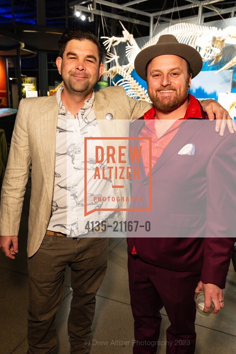 Alex Mak, Broke-Ass Stuart, Big Bang Gala 2023, California Academy of Sciences @ 55 Music Concourse Dr, San Francisco, CA 94118 US. California Academy of Sciences @ 55 Music Concourse Dr, San Francisco, CA 94118 US, April 27th, 2023, Photo #4135-21167-0 Alex Mak, Broke-Ass Stuart, Photo #4135-21167-0