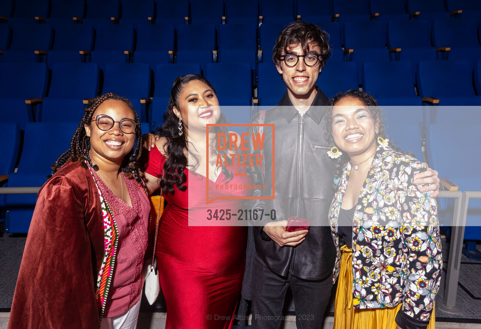 Marie Christina Kolo, Lulani Ritok, Alessandro Solbiati, Selina Leem, Big Bang Gala 2023, California Academy of Sciences @ 55 Music Concourse Dr, San Francisco, CA 94118 US. California Academy of Sciences @ 55 Music Concourse Dr, San Francisco, CA 94118 US, April 27th, 2023, Photo #3425-21167-0 Marie Christina Kolo, Lulani Ritok, Alessandro Solbiati, Selina Leem, Photo #3425-21167-0