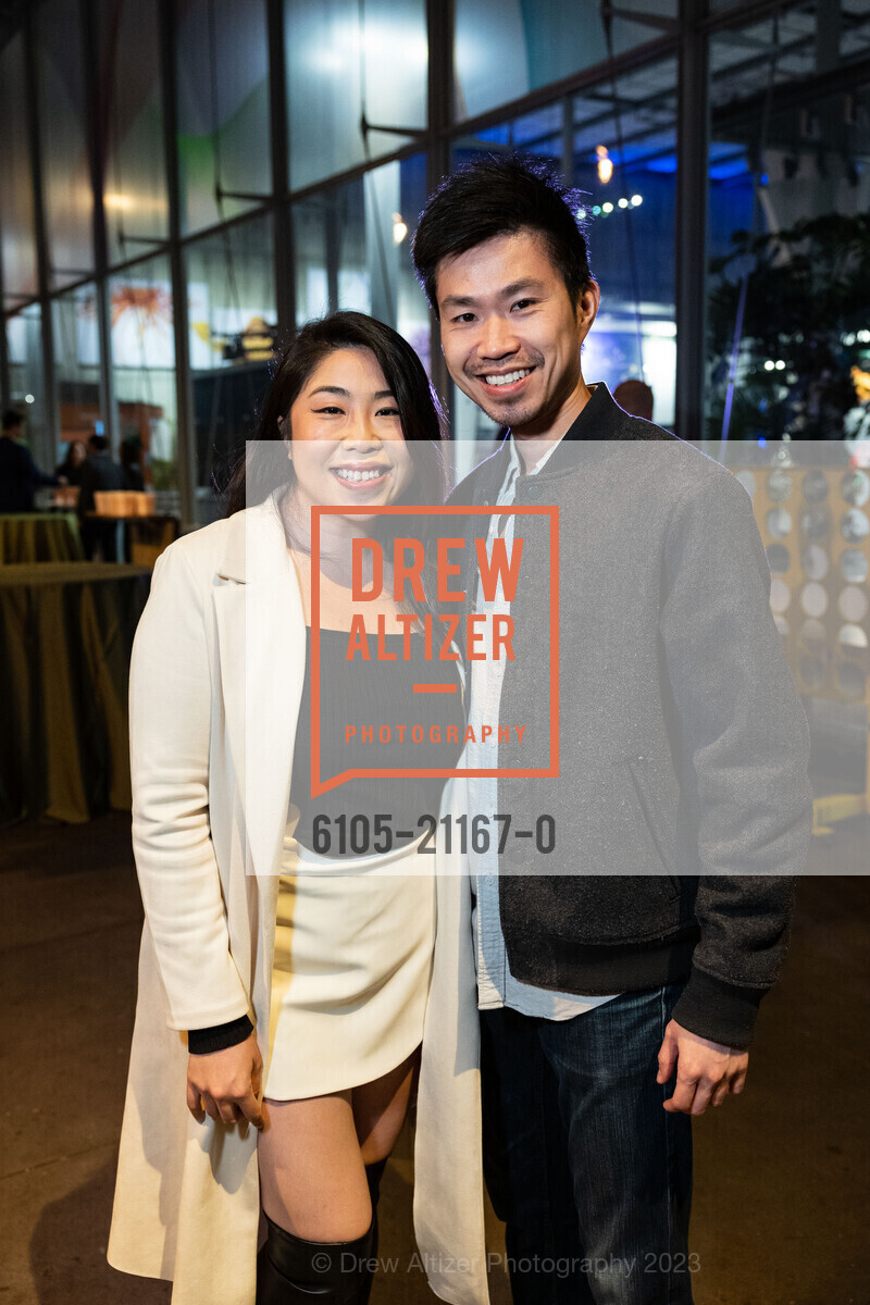 Kendall Yee, Kevin Hom, Big Bang Gala 2023, California Academy of Sciences @ 55 Music Concourse Dr, San Francisco, CA 94118 US. California Academy of Sciences @ 55 Music Concourse Dr, San Francisco, CA 94118 US, April 27th, 2023, Photo #6105-21167-0 Kendall Yee, Kevin Hom, Photo #6105-21167-0