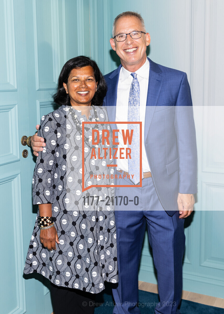 Priyanthi Alahendra, Matt Levinson, Patron Preview Party for the 2023 San Francisco Decorator's Showcase, 625 El Camino Del Mar, SF, CA 94121 US. 625 El Camino Del Mar, SF, CA 94121 US, April 27th, 2023, Photo #1177-21170-0 Priyanthi Alahendra, Matt Levinson, Photo #1177-21170-0