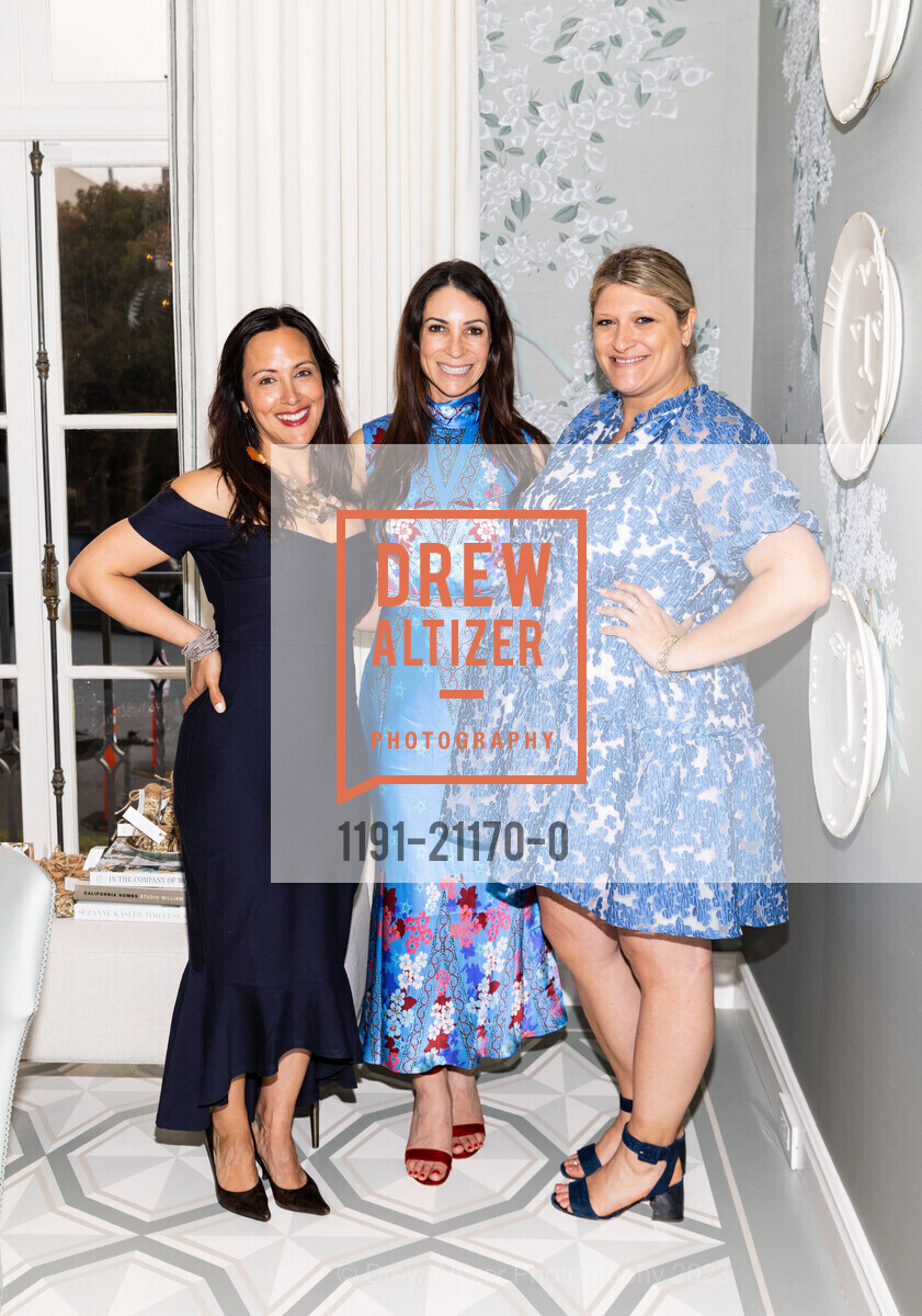 Jenny Bittner Borden, Dina Goldstone, Sarah Arne, Patron Preview Party for the 2023 San Francisco Decorator's Showcase, 625 El Camino Del Mar, SF, CA 94121 US. 625 El Camino Del Mar, SF, CA 94121 US, April 27th, 2023, Photo #1191-21170-0 Jenny Bittner Borden, Dina Goldstone, Sarah Arne, Photo #1191-21170-0
