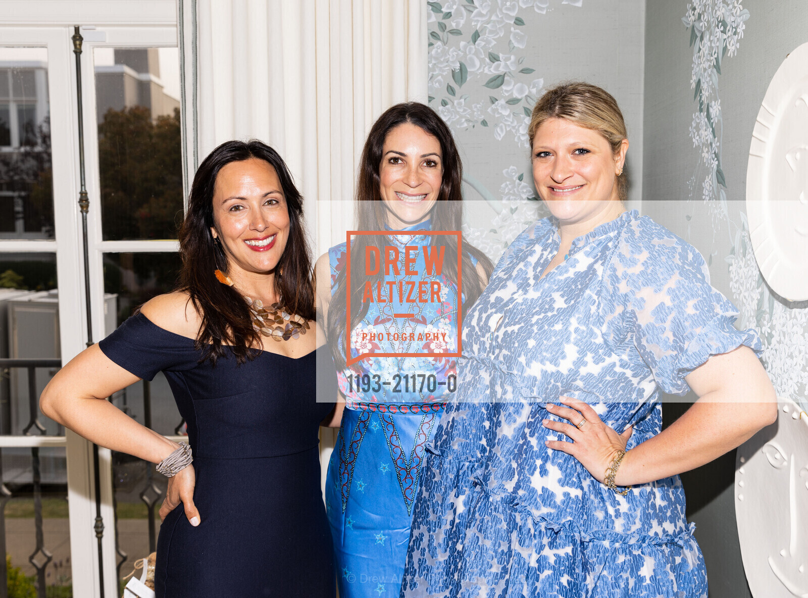 Jenny Bittner Borden, Dina Goldstone, Sarah Arne, Patron Preview Party for the 2023 San Francisco Decorator's Showcase, 625 El Camino Del Mar, SF, CA 94121 US. 625 El Camino Del Mar, SF, CA 94121 US, April 27th, 2023, Photo #1193-21170-0 Jenny Bittner Borden, Dina Goldstone, Sarah Arne, Photo #1193-21170-0