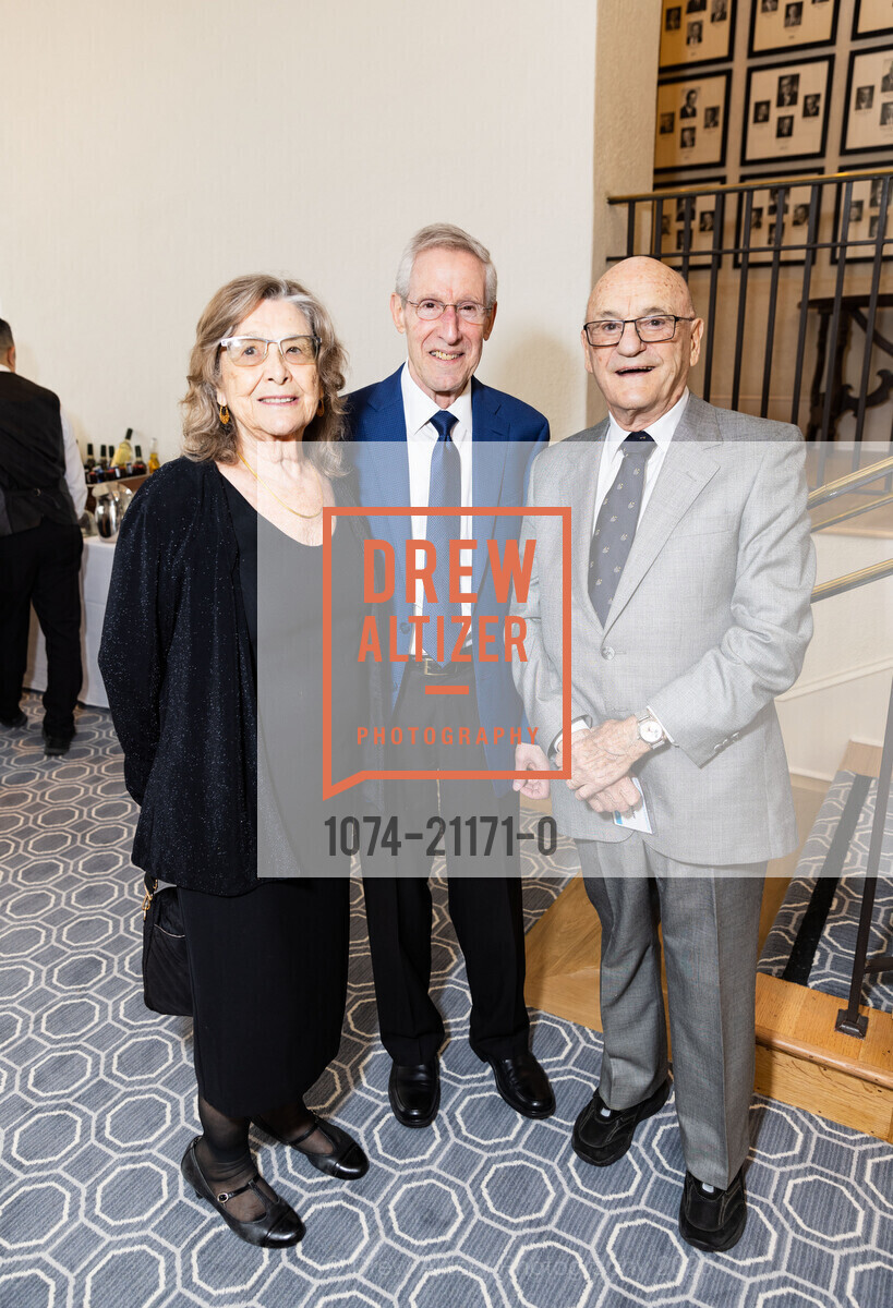 Arlene Anthony, Tom Brunner, Tom Bradshaw, Glaucoma Research Foundation Annual Dinner, The Olympic Club @ 599 CA-35, SF, CA 94132 US. The Olympic Club @ 599 CA-35, SF, CA 94132 US, April 28th, 2023, Photo #1074-21171-0 Arlene Anthony, Tom Brunner, Tom Bradshaw, Photo #1074-21171-0