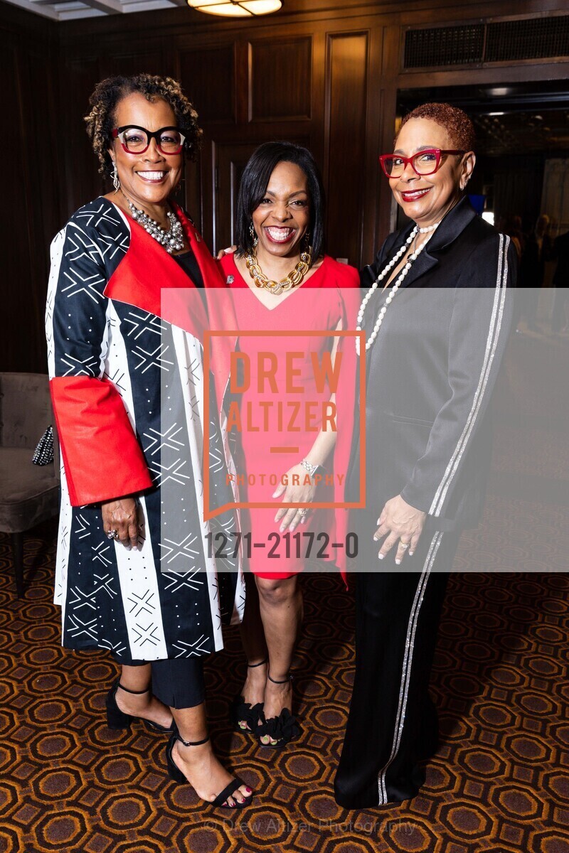 Gwen Tillman with Lillian Samuel and Janiece Evans Page