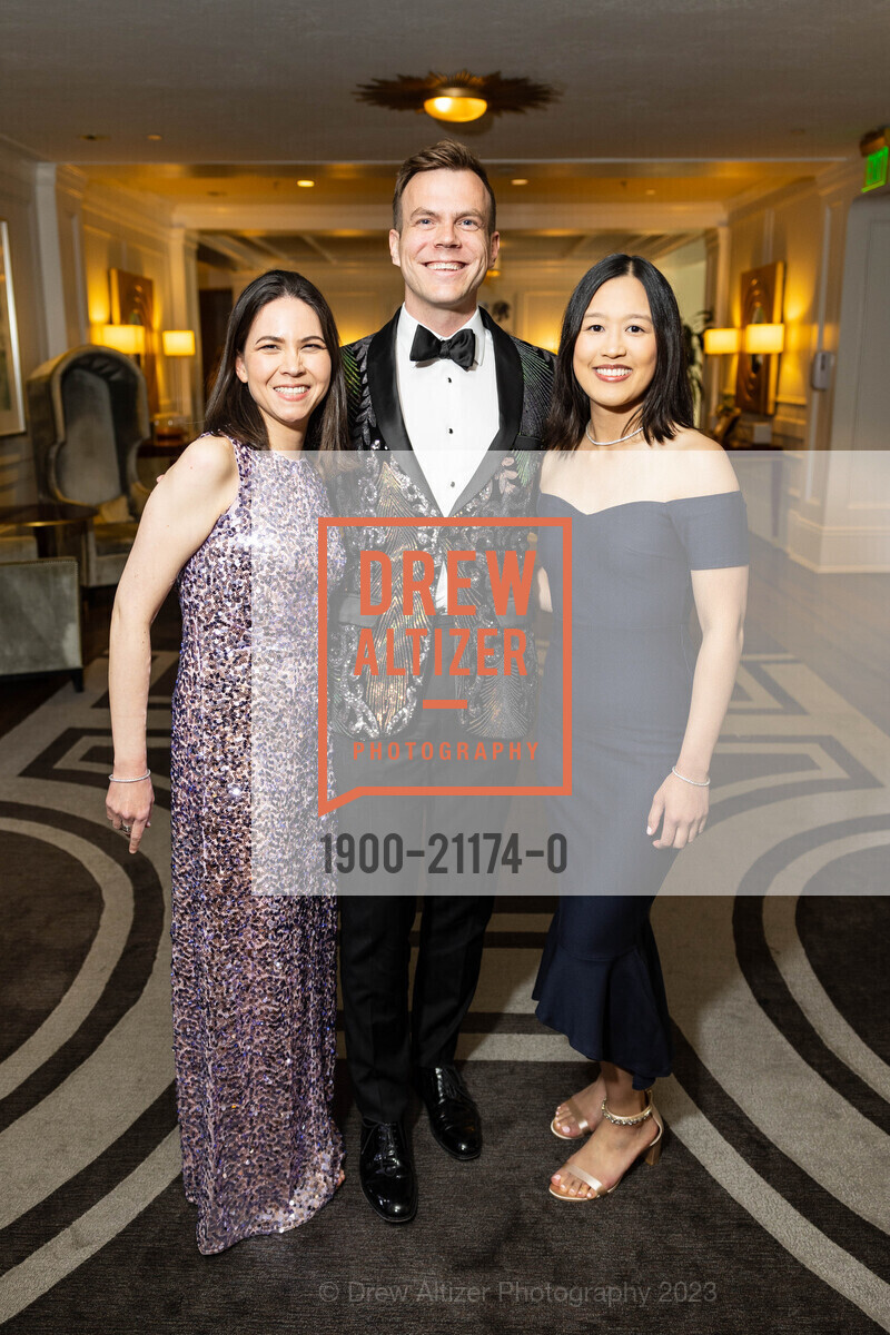 Jackie Mills, Jacob Stensberg, Wendy Yan, RHYTHMS AND REVELRY benefiting the California Symphony, Claremont Club & Spa. 41 Tunnel Rd, Berkeley, CA 94705 US, April 29th, 2023, Photo #1900-21174-0 Jackie Mills, Jacob Stensberg, Wendy Yan, Photo #1900-21174-0