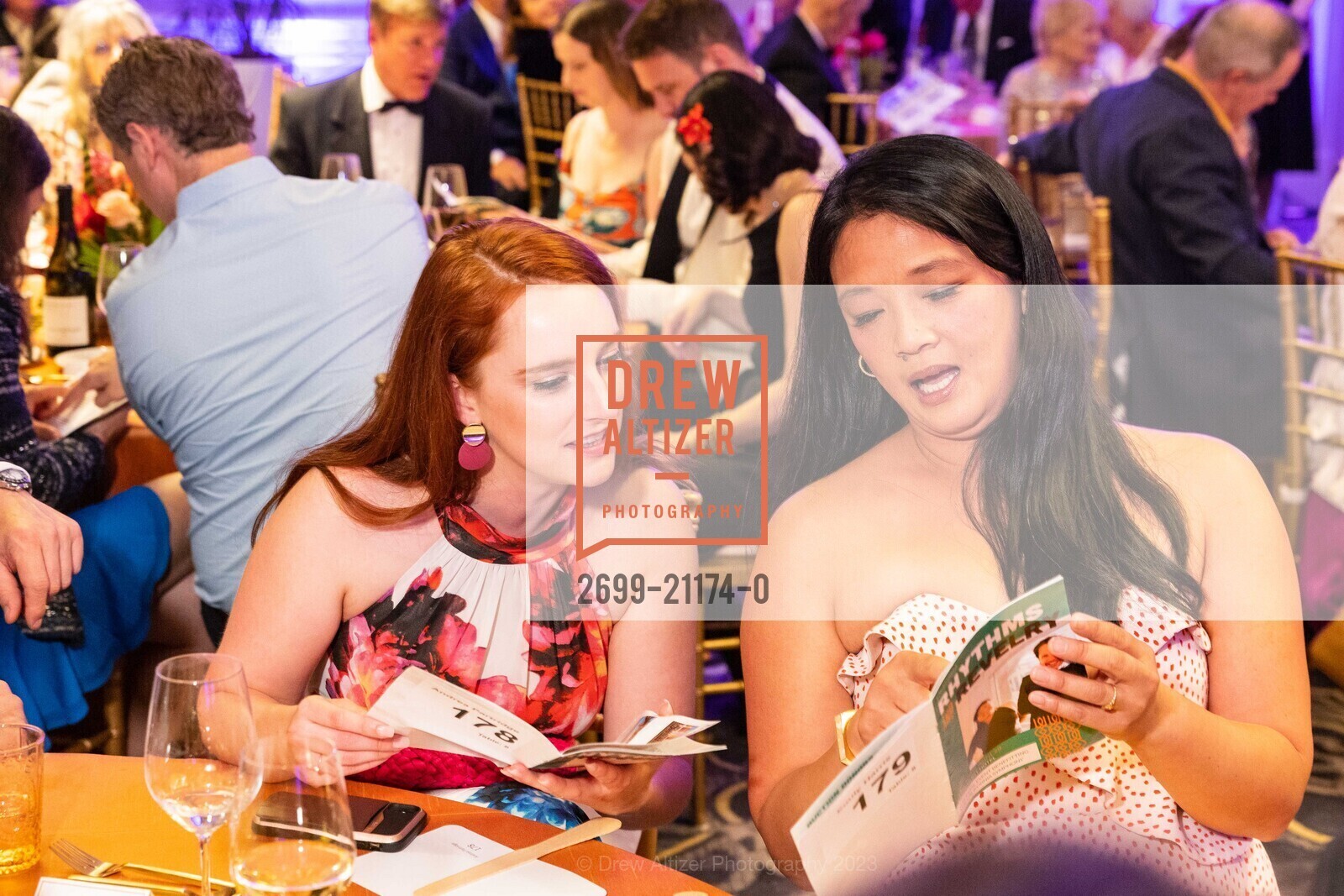 Andrea Partridge, Emily Lieu-Harris, RHYTHMS AND REVELRY benefiting the California Symphony, Claremont Club & Spa. 41 Tunnel Rd, Berkeley, CA 94705 US, April 29th, 2023, Photo #2699-21174-0 Andrea Partridge, Emily Lieu-Harris, Photo #2699-21174-0