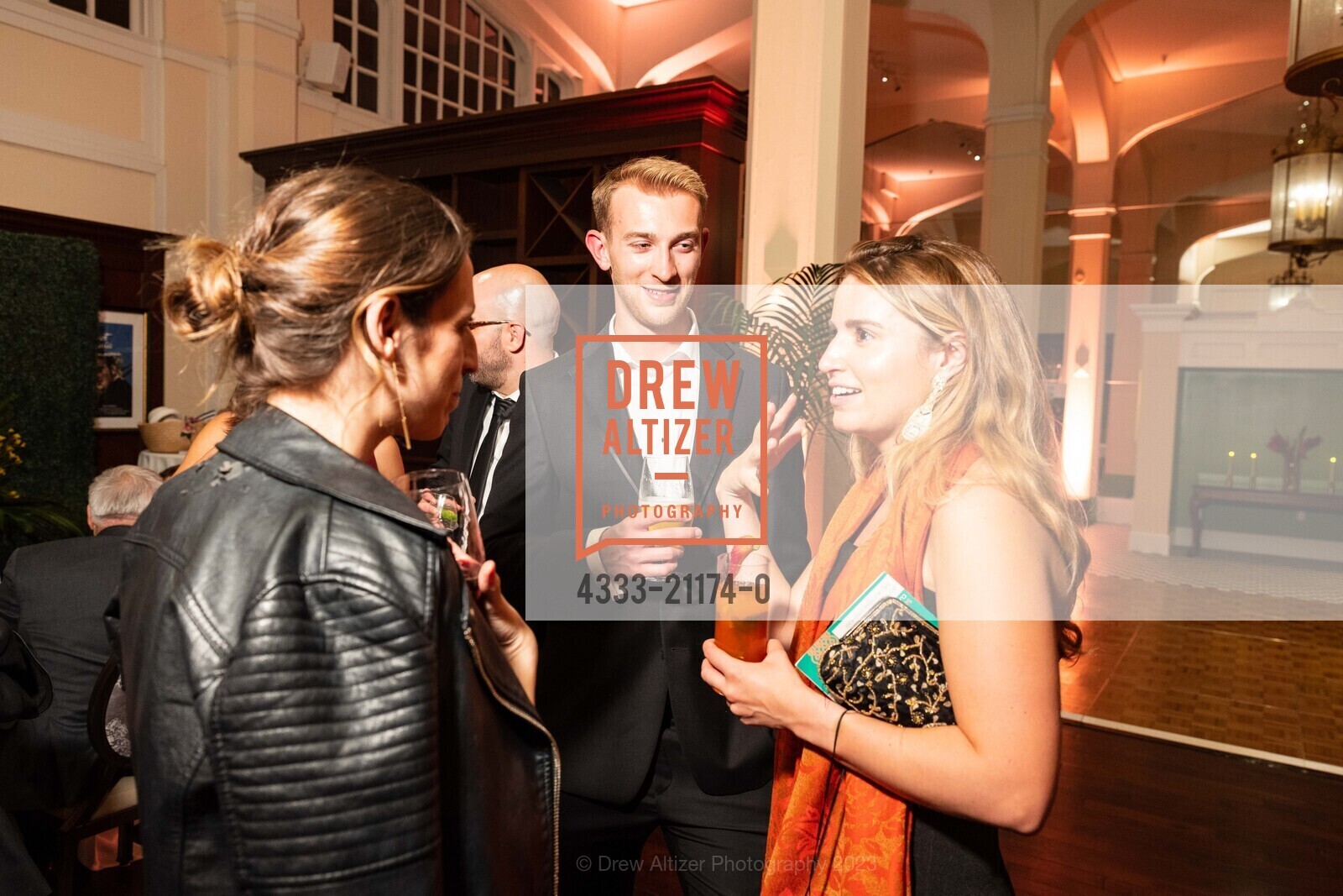Anne Silk, Dillon Franke, Isabel Wickliffe, RHYTHMS AND REVELRY benefiting the California Symphony, Claremont Club & Spa. 41 Tunnel Rd, Berkeley, CA 94705 US, April 29th, 2023, Photo #4333-21174-0 Anne Silk, Dillon Franke, Isabel Wickliffe, Photo #4333-21174-0