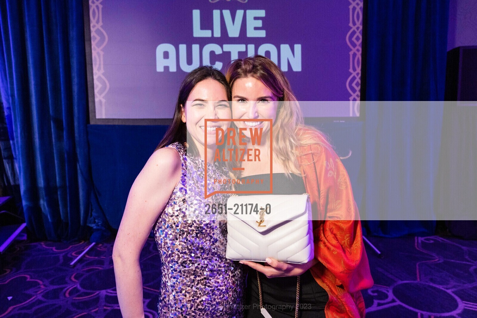 Jackie Mills, Isabel Wickliffe, RHYTHMS AND REVELRY benefiting the California Symphony, Claremont Club & Spa. 41 Tunnel Rd, Berkeley, CA 94705 US, April 29th, 2023, Photo #2651-21174-0 Jackie Mills, Isabel Wickliffe, Photo #2651-21174-0