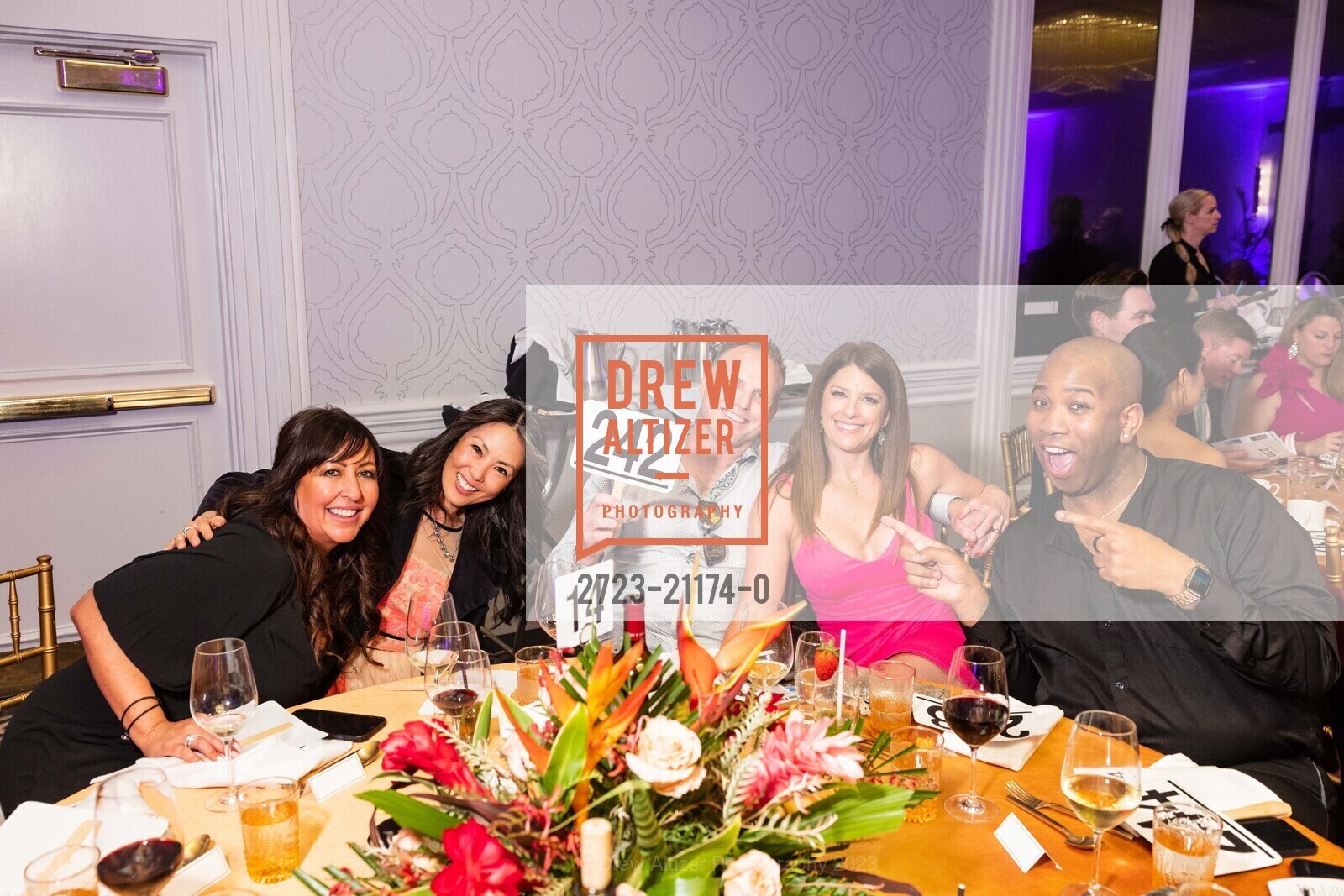 Julie Basque, Deanna Tsang, Doug McGee, Mary McGee, RHYTHMS AND REVELRY benefiting the California Symphony, Claremont Club & Spa. 41 Tunnel Rd, Berkeley, CA 94705 US, April 29th, 2023, Photo #2723-21174-0 Julie Basque, Deanna Tsang, Doug McGee, Mary McGee, Photo #2723-21174-0