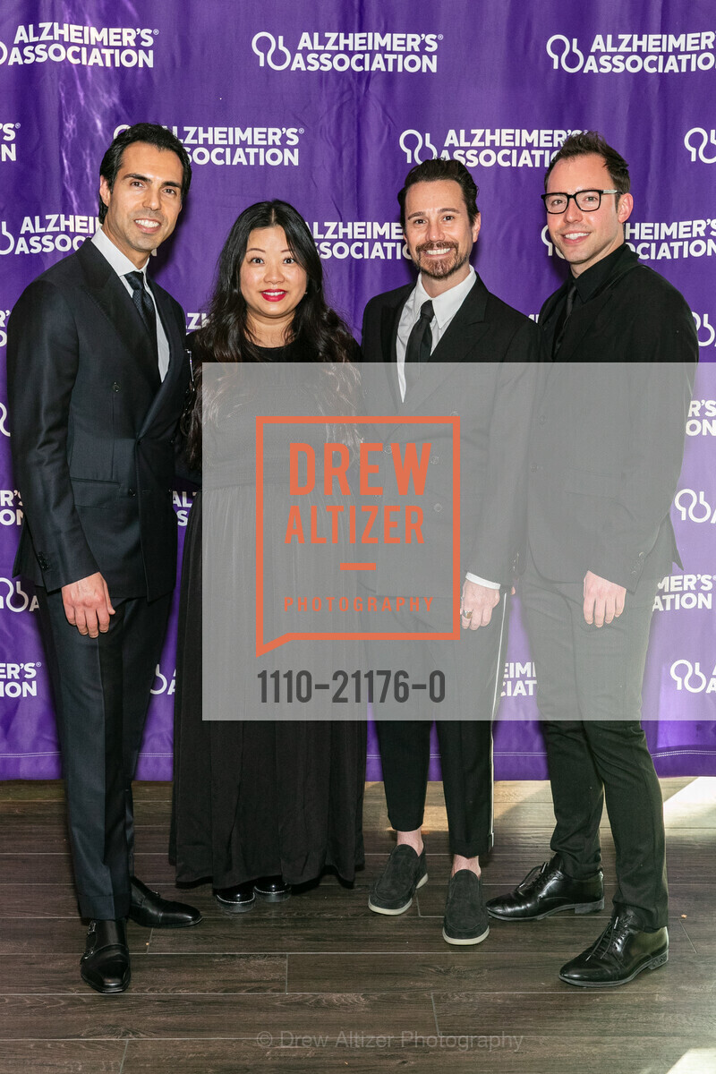 Ali Eshragh, Rena Choe, Kevin Van Leeuwen, Brandon Ortez, A Bright Night Gala 2023 Presented By The Alzheimer's Association, The GlassHouse SJ @ 84 W Santa Clara St, San Jose, CA 95113 US. The GlassHouse SJ @ 84 W Santa Clara St, San Jose, CA 95113 US, Photo #1110-21176-0 Ali Eshragh, Rena Choe, Kevin Van Leeuwen, Brandon Ortez, Photo #1110-21176-0