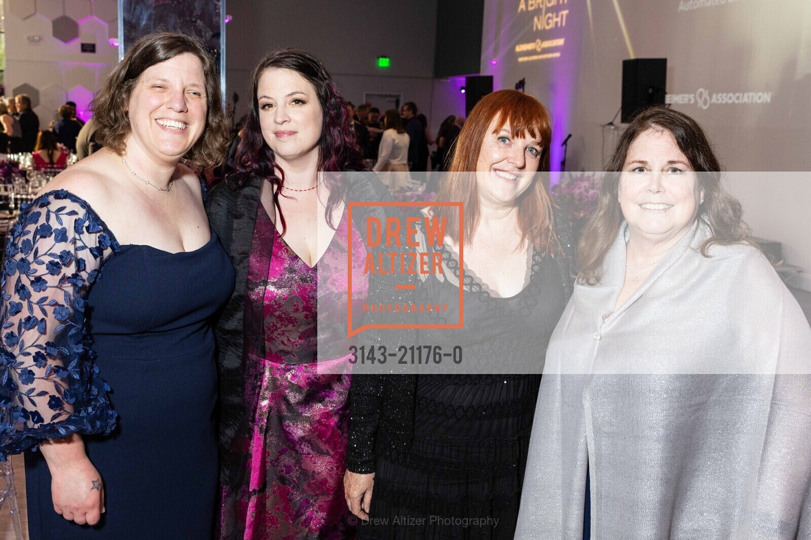 Traci Hagedorn, Brandi Hagedorn, Sarah Sweet, Vicky Patel, A Bright Night Gala 2023 Presented By The Alzheimer's Association, The GlassHouse SJ @ 84 W Santa Clara St, San Jose, CA 95113 US. The GlassHouse SJ @ 84 W Santa Clara St, San Jose, CA 95113 US, Photo #3143-21176-0 Traci Hagedorn, Brandi Hagedorn, Sarah Sweet, Vicky Patel, Photo #3143-21176-0
