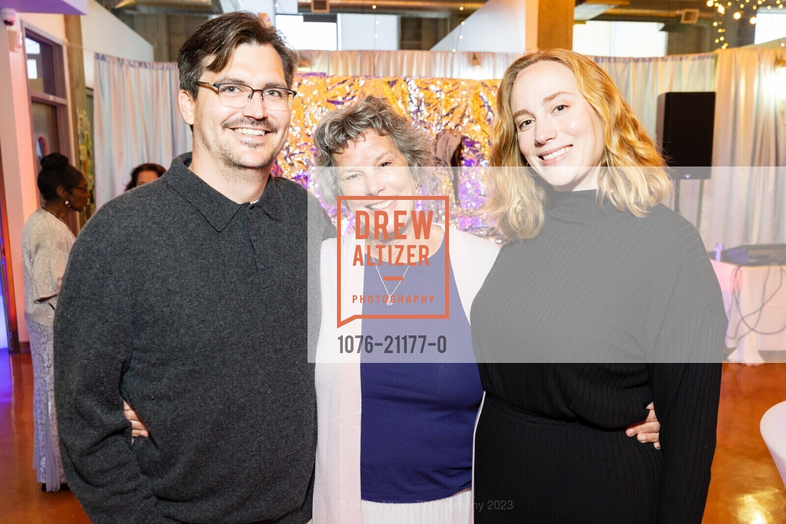 Patrick Farley, Susan Ryan, Lucy Bechtol, OUR HOUSE GALA Benefiting The Homeless Prenatal Program, Homeless Prenatal Program. 2500 18th St, SF, CA 94110 US, April 29th, 2023, Photo #1076-21177-0 Patrick Farley, Susan Ryan, Lucy Bechtol, Photo #1076-21177-0