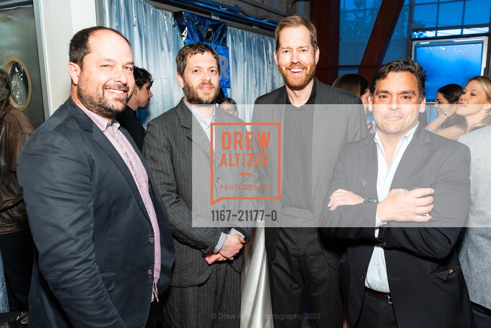 Bob Studley, Mario Russo, Jim Abrams, Enrique Landa, OUR HOUSE GALA Benefiting The Homeless Prenatal Program, Homeless Prenatal Program. 2500 18th St, SF, CA 94110 US, April 29th, 2023, Photo #1167-21177-0 Bob Studley, Mario Russo, Jim Abrams, Enrique Landa, Photo #1167-21177-0
