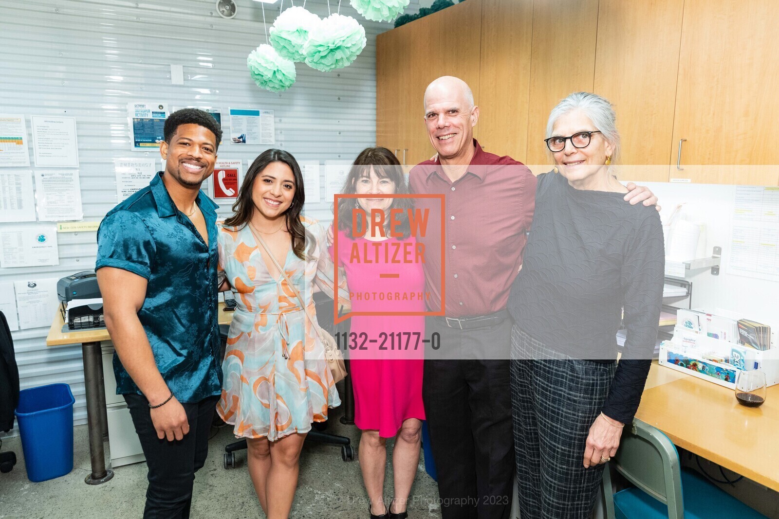Devante Horne, Mariana Horne, Andrea Raider, Tom Bryer, Roberta Goodman, OUR HOUSE GALA Benefiting The Homeless Prenatal Program, Homeless Prenatal Program. 2500 18th St, SF, CA 94110 US, April 29th, 2023, Photo #1132-21177-0 Devante Horne, Mariana Horne, Andrea Raider, Tom Bryer, Roberta Goodman, Photo #1132-21177-0