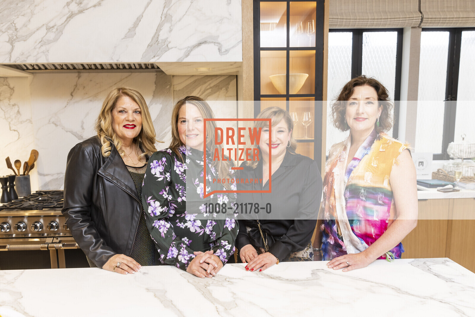 Robin Merwin, Lauren Berry, Jenelle McCauley, Kari McIntosh, Opening Night for the 2023 San Francisco Decorator's Showcase, 625 El Camino Del Mar (in Sea Cliff neighborhood) @ 625 El Camino Del Mar, SF, CA 94121 US. 625 El Camino Del Mar (in Sea Cliff neighborhood) @ 625 El Camino Del Mar, SF, CA 94121 US, April 28th, 2023, Photo #1008-21178-0 Robin Merwin, Lauren Berry, Jenelle McCauley, Kari McIntosh, Photo #1008-21178-0