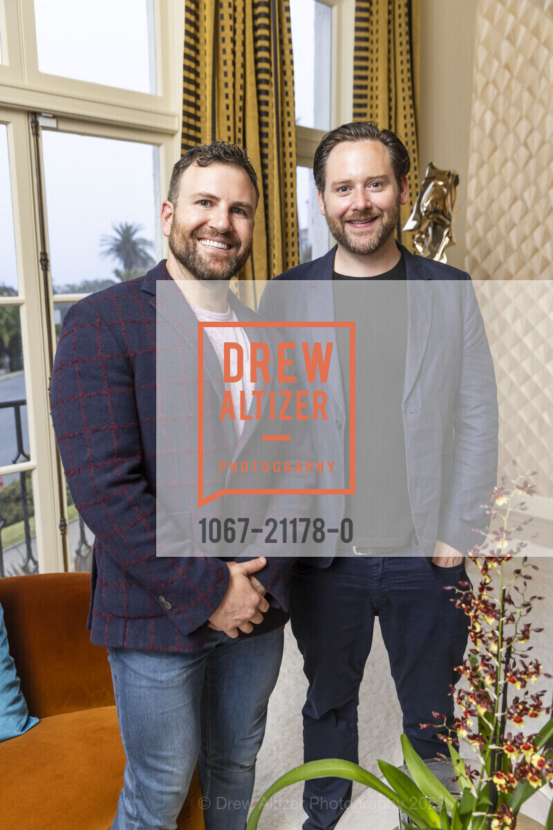 Randall Shulman, Shane Corcoran, Opening Night for the 2023 San Francisco Decorator's Showcase, 625 El Camino Del Mar (in Sea Cliff neighborhood) @ 625 El Camino Del Mar, SF, CA 94121 US. 625 El Camino Del Mar (in Sea Cliff neighborhood) @ 625 El Camino Del Mar, SF, CA 94121 US, April 28th, 2023, Photo #1067-21178-0 Randall Shulman, Shane Corcoran, Photo #1067-21178-0