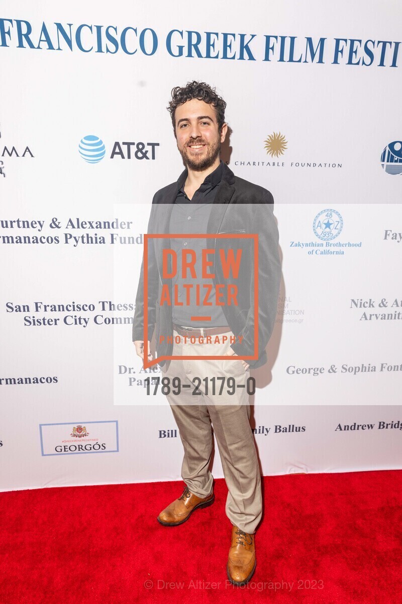 Panos Frangos, SF Greek Film Festival Closing Night, 600 The Embarcadero, Screening Room. Delaney St, April 30th, 2023, Photo #1789-21179-0 Panos Frangos, Photo #1789-21179-0
