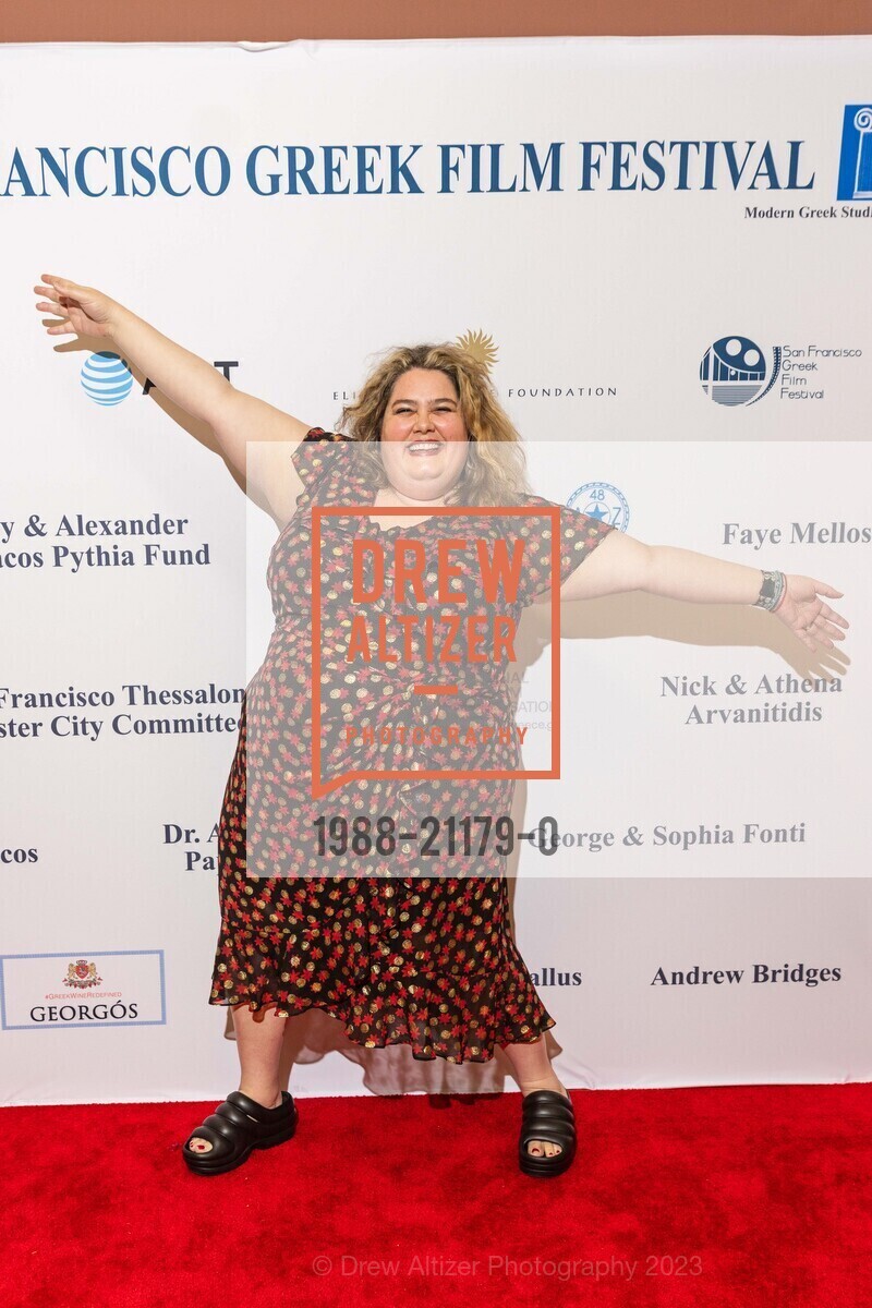 Katerina Hoyo-Frederickson, SF Greek Film Festival Closing Night, 600 The Embarcadero, Screening Room. Delaney St, April 30th, 2023, Photo #1988-21179-0 Katerina Hoyo-Frederickson, Photo #1988-21179-0