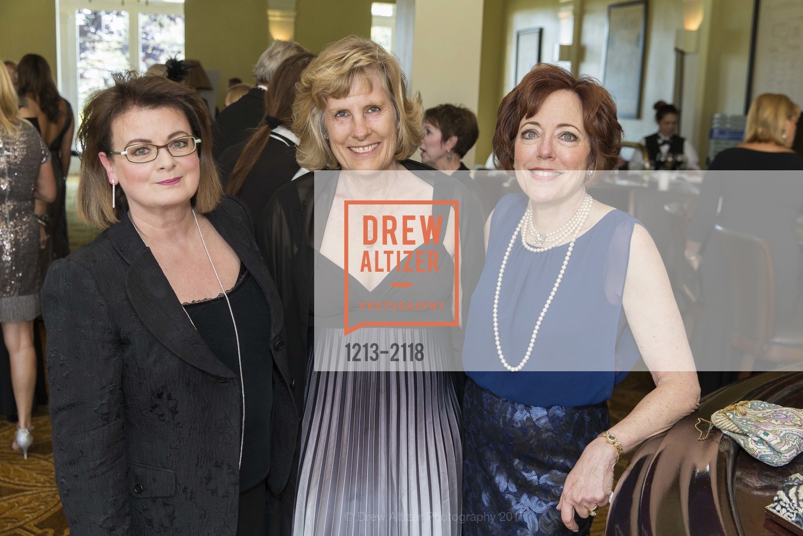 Pauline Rafferty, Linda Grassberger, Betsy Jo Murray, Puttin' On the Ritz ~ Annual Gala of the Hillsborough Auxiliary to Peninsula Family Service, The California Golf Club of San Francisco. 844 West Orange Ave., South San Francisco, CA, April 29th, 2017, Photo #1213-2118 Pauline Rafferty, Linda Grassberger, Betsy Jo Murray, Photo #1213-2118