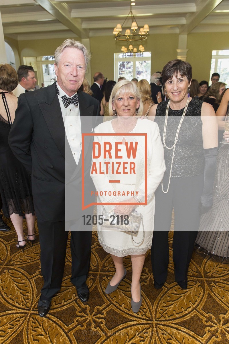 Bill Pace, Claire Spencer, Betsy Pace, Puttin' On the Ritz ~ Annual Gala of the Hillsborough Auxiliary to Peninsula Family Service, The California Golf Club of San Francisco. 844 West Orange Ave., South San Francisco, CA, April 29th, 2017, Photo #1205-2118 Bill Pace, Claire Spencer, Betsy Pace, Photo #1205-2118