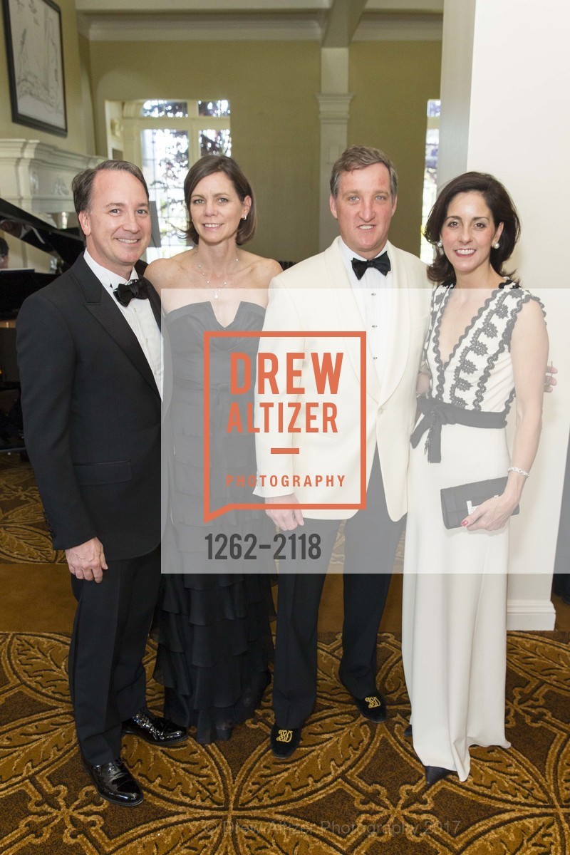 Scott Brubaker, Anna Brubaker, Ted Dobos, Stacey Dobos, Puttin' On the Ritz ~ Annual Gala of the Hillsborough Auxiliary to Peninsula Family Service, The California Golf Club of San Francisco. 844 West Orange Ave., South San Francisco, CA, April 29th, 2017, Photo #1262-2118 Scott Brubaker, Anna Brubaker, Ted Dobos, Stacey Dobos, Photo #1262-2118