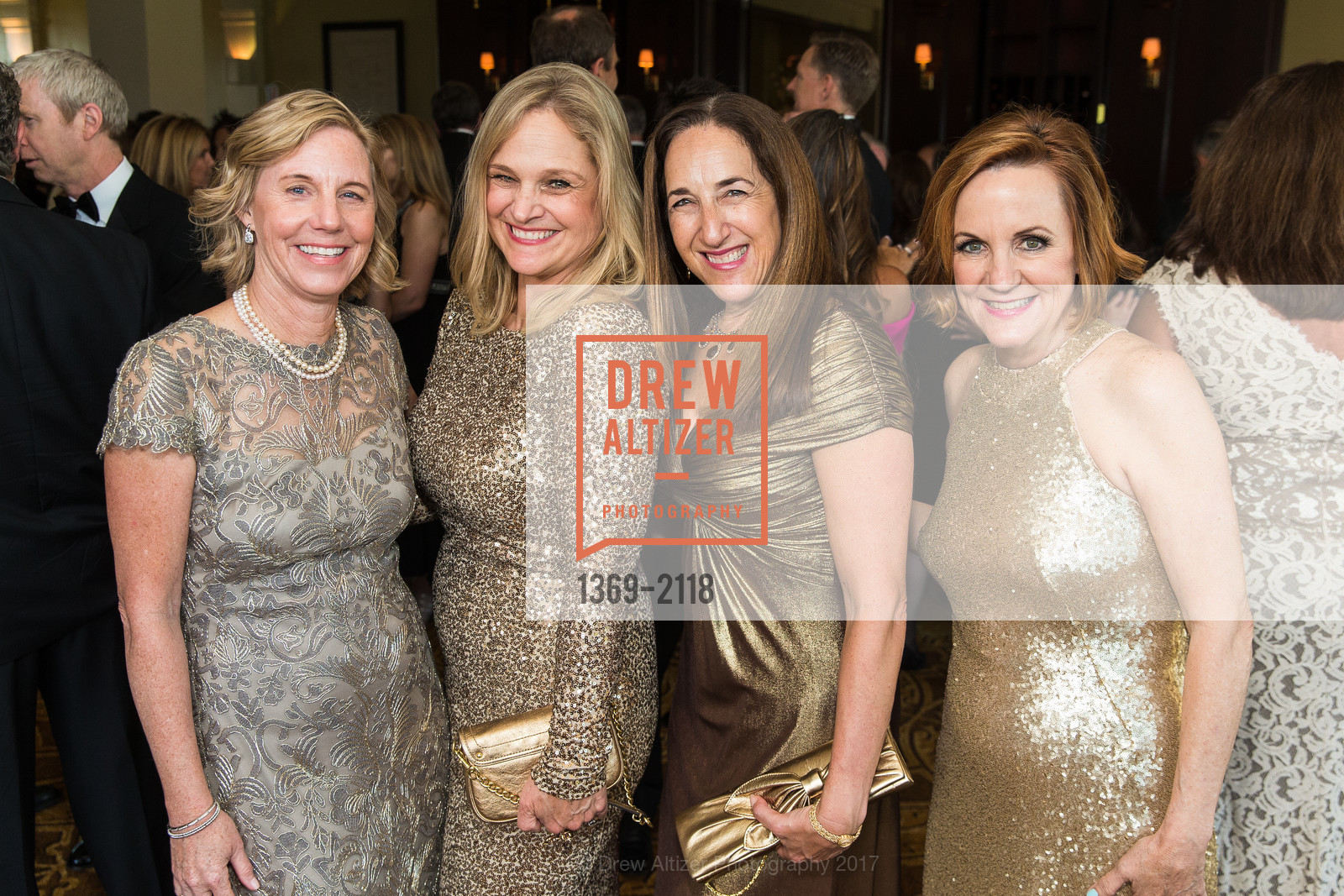 Julie Borden, Jen Shepard, Susie Kanter, Charlotte McFadden, Puttin' On the Ritz ~ Annual Gala of the Hillsborough Auxiliary to Peninsula Family Service, The California Golf Club of San Francisco. 844 West Orange Ave., South San Francisco, CA, April 29th, 2017, Photo #1369-2118 Julie Borden, Jen Shepard, Susie Kanter, Charlotte McFadden, Photo #1369-2118