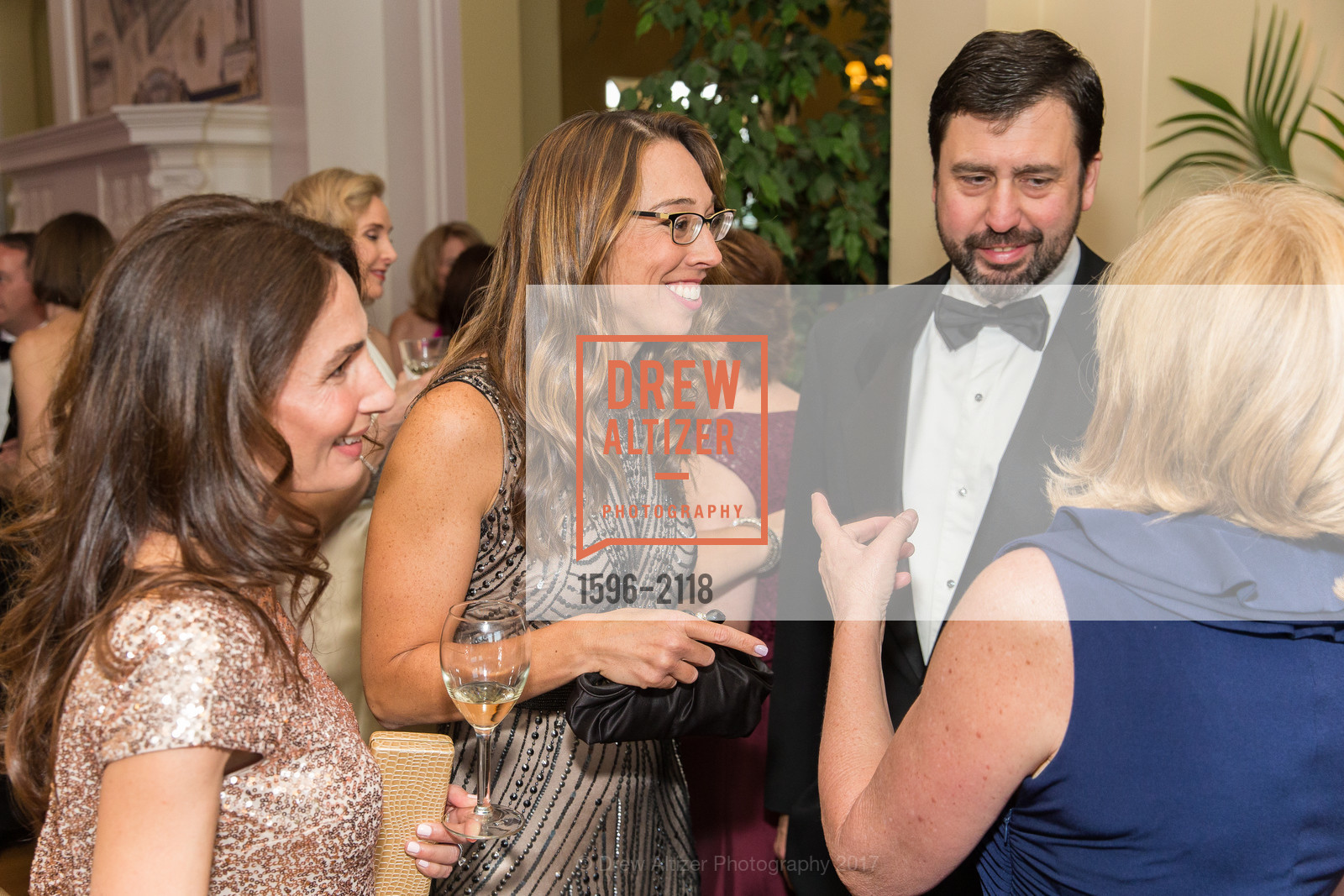 Agapi Burkard, Megan Winters, Jeff Wilson, Puttin' On the Ritz ~ Annual Gala of the Hillsborough Auxiliary to Peninsula Family Service, The California Golf Club of San Francisco. 844 West Orange Ave., South San Francisco, CA, April 29th, 2017, Photo #1596-2118 Agapi Burkard, Megan Winters, Jeff Wilson, Photo #1596-2118