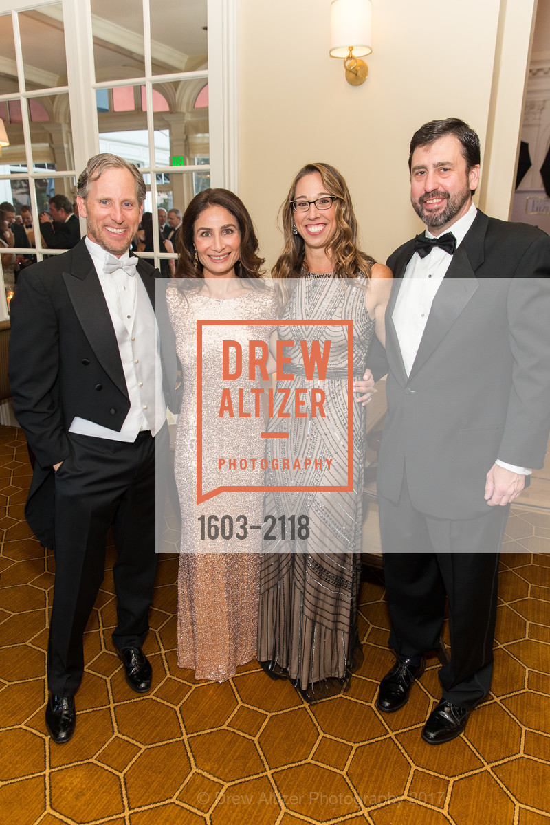 Bruce Burkard, Agapi Burkard, Megan Winters, Joe Winters, Puttin' On the Ritz ~ Annual Gala of the Hillsborough Auxiliary to Peninsula Family Service, The California Golf Club of San Francisco. 844 West Orange Ave., South San Francisco, CA, April 29th, 2017, Photo #1603-2118 Bruce Burkard, Agapi Burkard, Megan Winters, Joe Winters, Photo #1603-2118