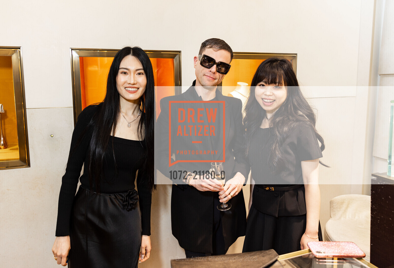 Lu Lu, Kent Slauenwhite, Didi Gao, BVLGARI SF Private Shopping Event, BVLGARI. 200 Stockton St, SF, CA 94108, April 29th, 2023, Photo #1072-21180-0 Lu Lu, Kent Slauenwhite, Didi Gao, Photo #1072-21180-0