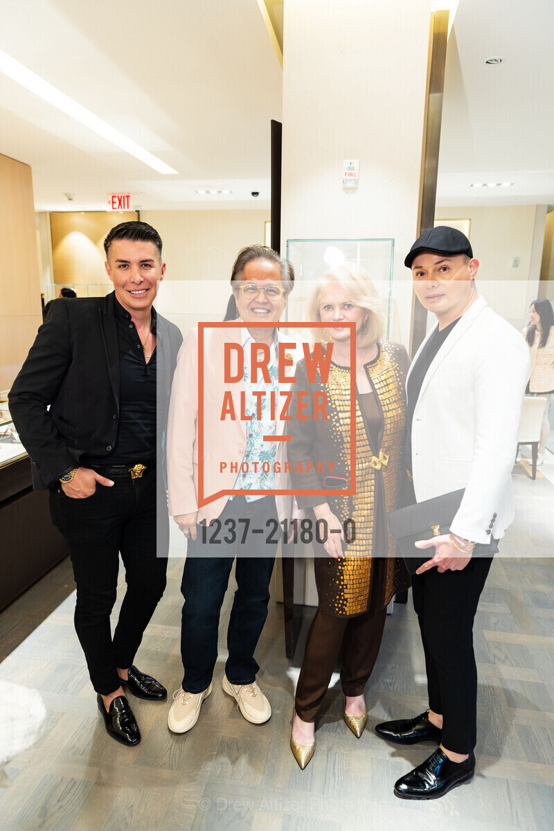 Isaac Montes, Vincent Gotti, Heide Betz, Umberto Garibay, BVLGARI SF Private Shopping Event, BVLGARI. 200 Stockton St, SF, CA 94108, April 29th, 2023, Photo #1237-21180-0 Isaac Montes, Vincent Gotti, Heide Betz, Umberto Garibay, Photo #1237-21180-0