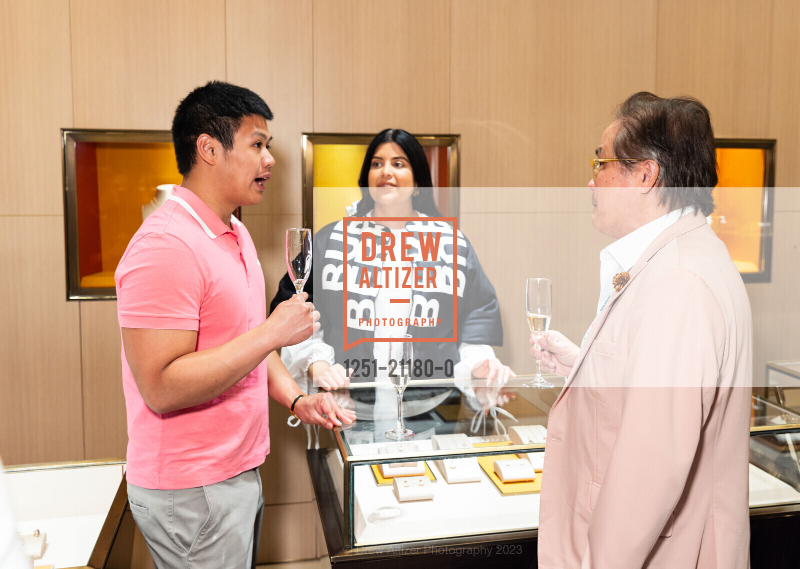 Liam Henson, Marielle Gonzalez, Vincent Gotti, BVLGARI SF Private Shopping Event, BVLGARI. 200 Stockton St, SF, CA 94108, April 29th, 2023, Photo #1251-21180-0 Liam Henson, Marielle Gonzalez, Vincent Gotti, Photo #1251-21180-0