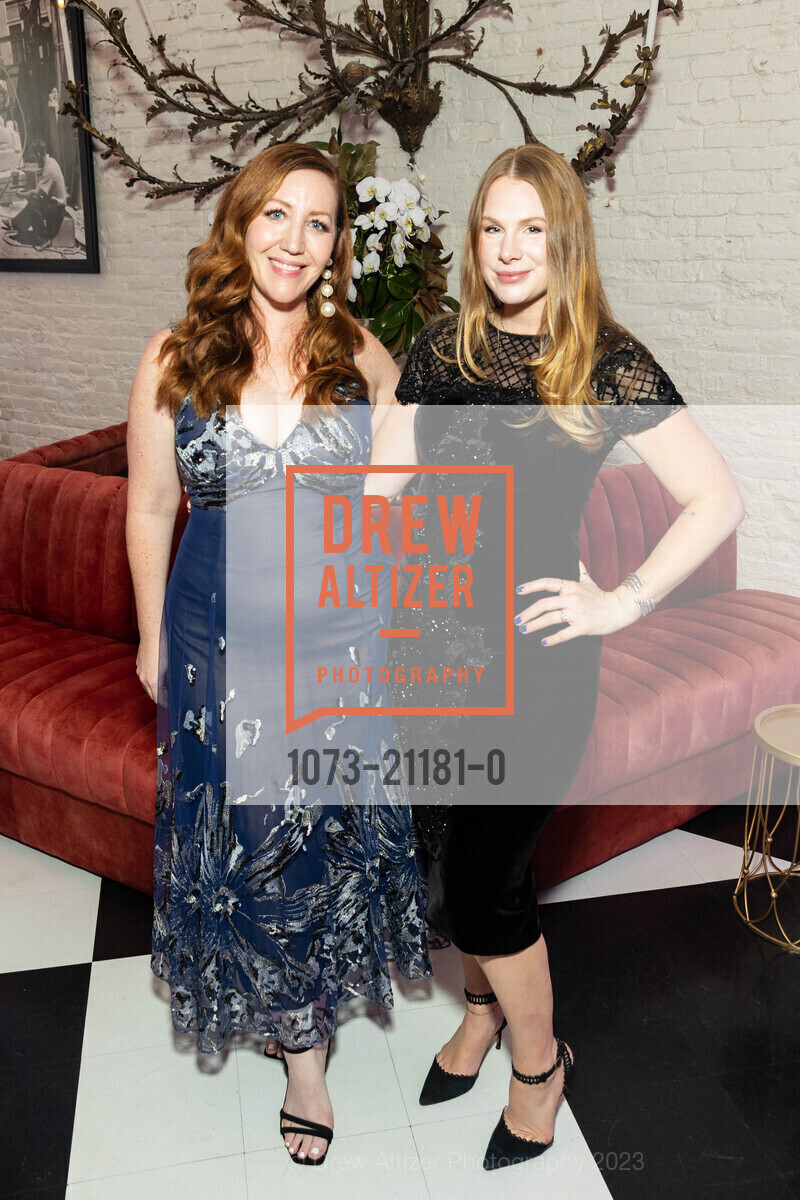 Lesley Moran, Erika Wayne, SF Opera Fashion Show Reception 2023, Villa Taverna @ 27 Hotaling Pl, SF, CA 94111 US. Villa Taverna @ 27 Hotaling Pl, SF, CA 94111 US, May 3rd, 2023, Photo #1073-21181-0 Lesley Moran, Erika Wayne, Photo #1073-21181-0