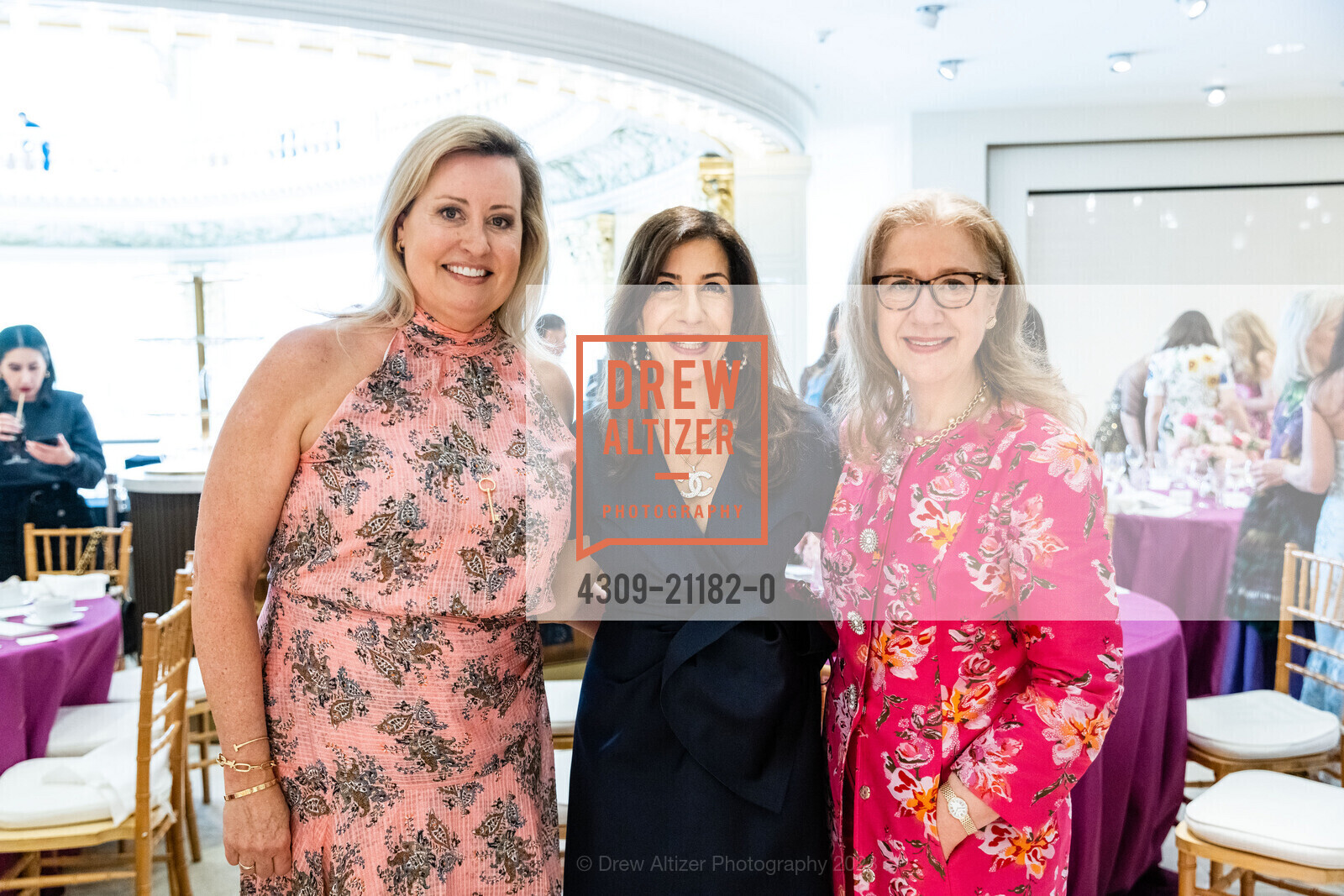 Rachel Miller, Rebecca Saroyan, Carol Benz, SF Opera Fashion Show and Luncheon 2023, Nemain Marcus Union Square @ 150 Stockton St, SF, CA 94108 US. Nemain Marcus Union Square @ 150 Stockton St, SF, CA 94108 US, May 4th, 2023, Photo #4309-21182-0 Rachel Miller, Rebecca Saroyan, Carol Benz, Photo #4309-21182-0