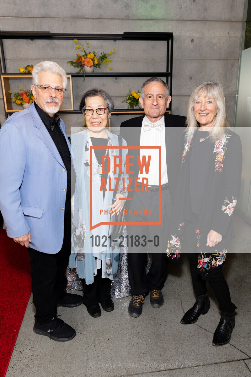 Tony Vitale, LaDene Otsuki, Corey Goodman, Marcia Barinaga, SFJAZZ Gala 2023 Honoring Randall Kline, SFJAZZ @ 201 Franklin St, SF, CA 94102 US. SFJAZZ @ 201 Franklin St, SF, CA 94102 US, May 4th, 2023, Photo #1021-21183-0 Tony Vitale, LaDene Otsuki, Corey Goodman, Marcia Barinaga, Photo #1021-21183-0