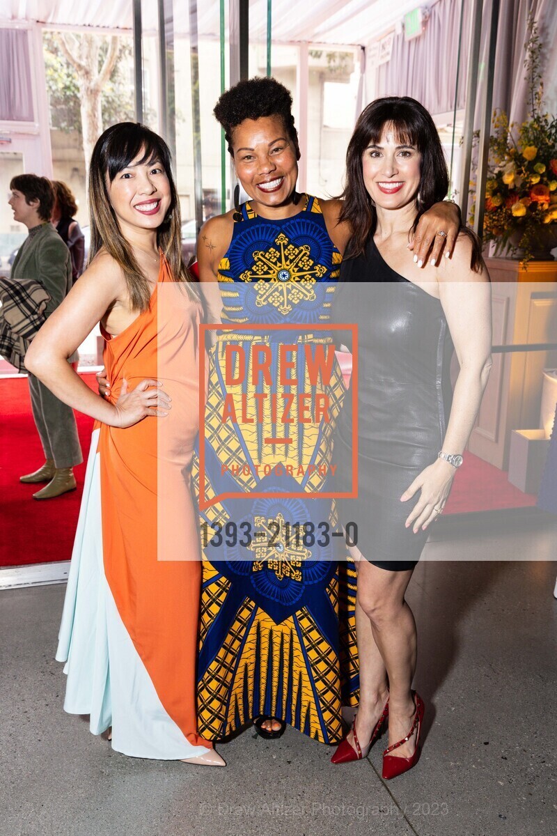 Sevia Hui, Michelle Hudson, Brittany Korey, SFJAZZ Gala 2023 Honoring Randall Kline, SFJAZZ @ 201 Franklin St, SF, CA 94102 US. SFJAZZ @ 201 Franklin St, SF, CA 94102 US, May 4th, 2023, Photo #1393-21183-0 Sevia Hui, Michelle Hudson, Brittany Korey, Photo #1393-21183-0