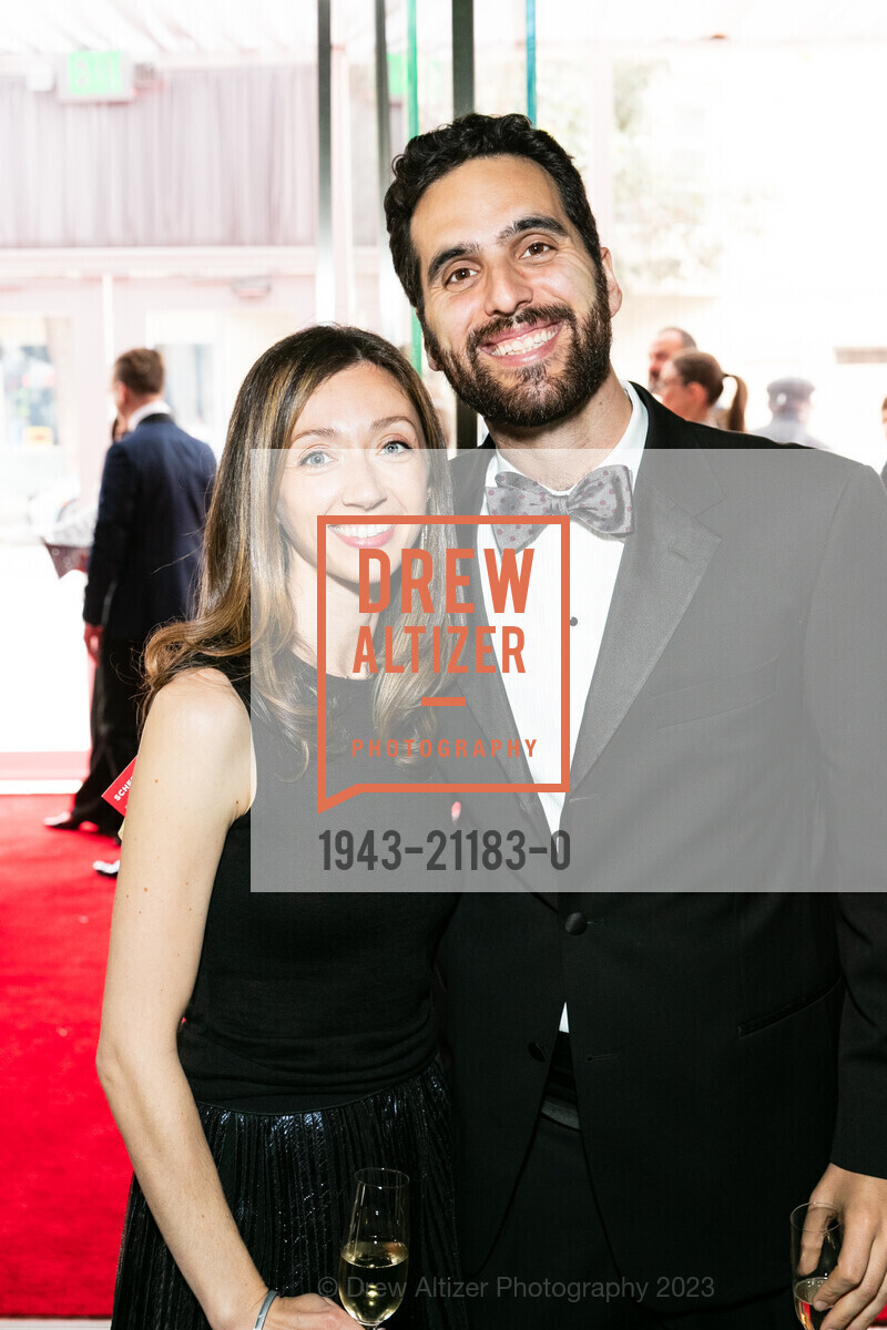 Katie Hill, Simone Stolzoff, SFJAZZ Gala 2023 Honoring Randall Kline, SFJAZZ @ 201 Franklin St, SF, CA 94102 US. SFJAZZ @ 201 Franklin St, SF, CA 94102 US, May 4th, 2023, Photo #1943-21183-0 Katie Hill, Simone Stolzoff, Photo #1943-21183-0