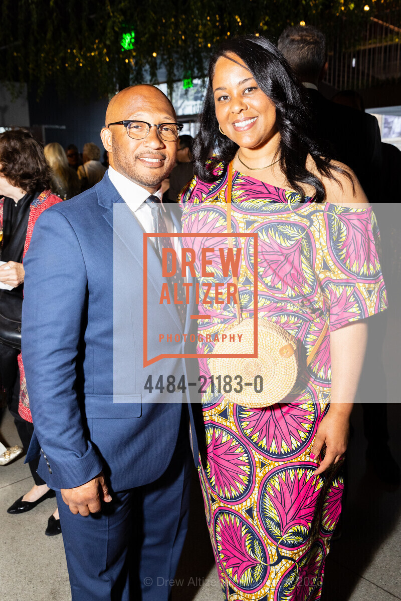 Saabir Lockett, Malila Becton-Consuegra, SFJAZZ Gala 2023 Honoring Randall Kline, SFJAZZ @ 201 Franklin St, SF, CA 94102 US. SFJAZZ @ 201 Franklin St, SF, CA 94102 US, May 4th, 2023, Photo #4484-21183-0 Saabir Lockett, Malila Becton-Consuegra, Photo #4484-21183-0