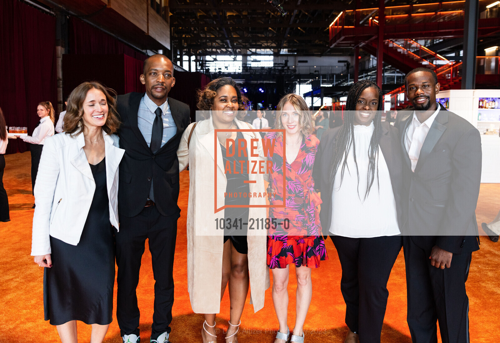 Ali Sutton, Brandon Smith, Kamille Smith, Clare Armbruster, Royal Ramey, Tipping Point Annual Benefit 2023, Pier 70 @ 70 Pier, SF, CA 94107 US. Pier 70 @ 70 Pier, SF, CA 94107 US, May 4th, 2023, Photo #10341-21185-0 Ali Sutton, Brandon Smith, Kamille Smith, Clare Armbruster, Royal Ramey, Photo #10341-21185-0