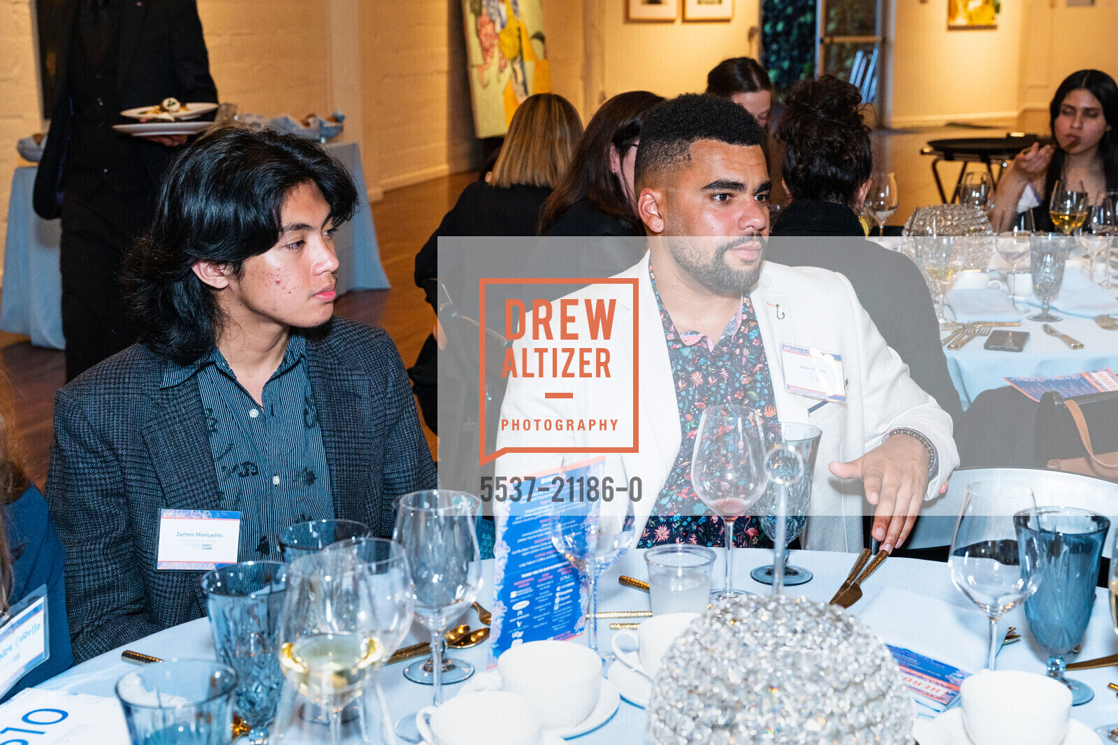 James Manueles, Peter Nicosia, Enterprise for Youth Heroes at Work 2023, Terra Gallery & Event Venue @ 511 Harrison St, SF, CA 94105 US. Terra Gallery & Event Venue @ 511 Harrison St, SF, CA 94105 US, May 4th, 2023, Photo #5537-21186-0 James Manueles, Peter Nicosia, Photo #5537-21186-0