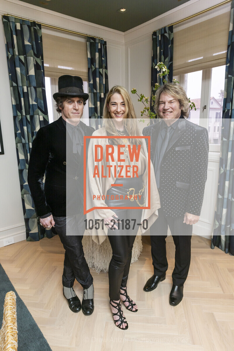 Paul L'Esperance, Tineke Triggs, Daelen Cory, The 2023 San Francisco Decorator Showcase Preview Parties, Private Location. 625 El Camino Del Mar, SF, CA 94121 US, April 28th, 2023, Photo #1051-21187-0 Paul L'Esperance, Tineke Triggs, Daelen Cory, Photo #1051-21187-0