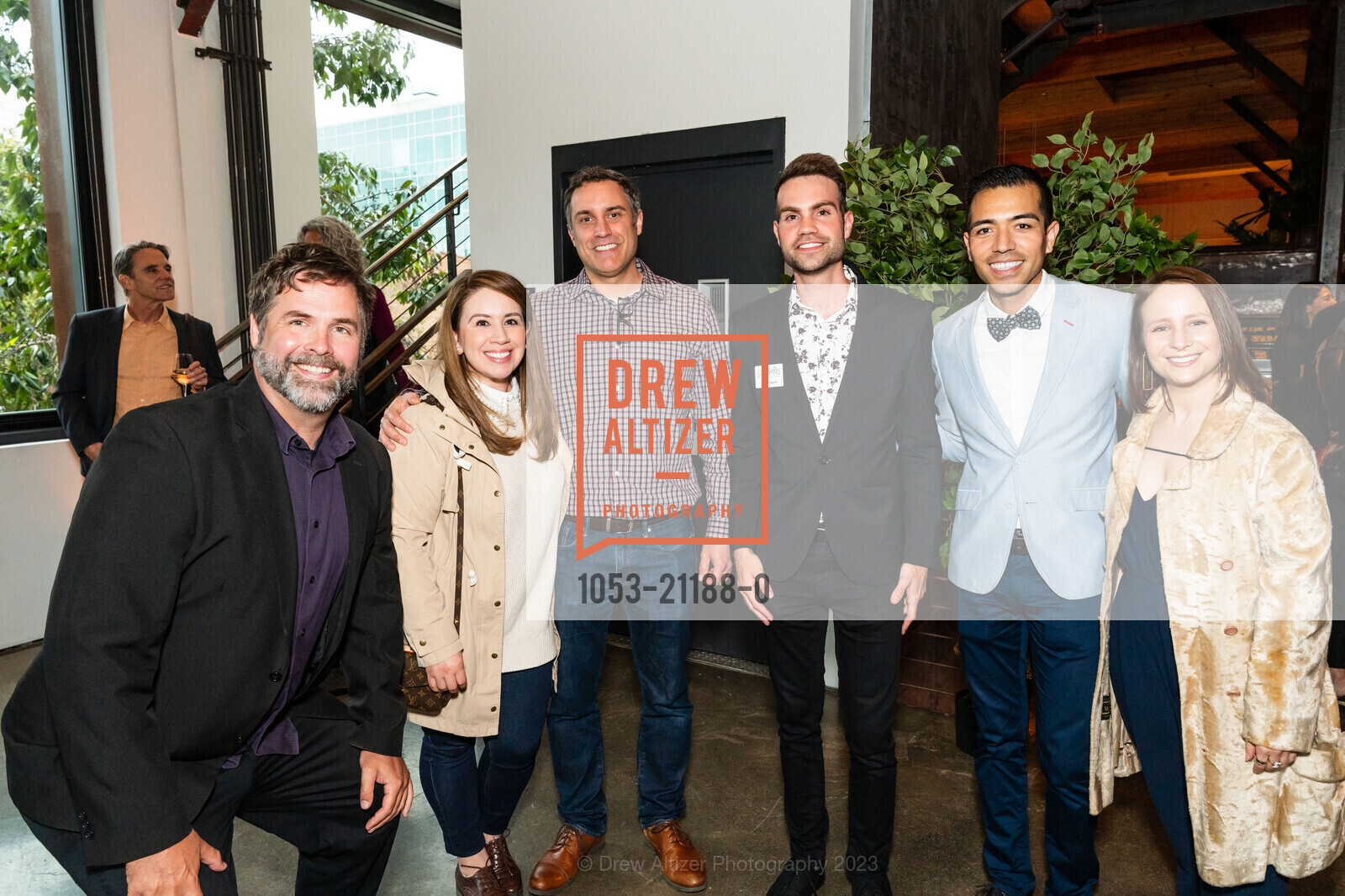Ben Schleifer, Eliana Garcia, Johannes Vanderpool, Hugo Gregoire, Julio Navarette, Rachel Lowey, Center for Environmental Health's 2023 Gala, The Pearl @ 601 19th St, SF, CA 94107 US. The Pearl @ 601 19th St, SF, CA 94107 US, May 5th, 2023, Photo #1053-21188-0 Ben Schleifer, Eliana Garcia, Johannes Vanderpool, Hugo Gregoire, Julio Navarette, Rachel Lowey, Photo #1053-21188-0