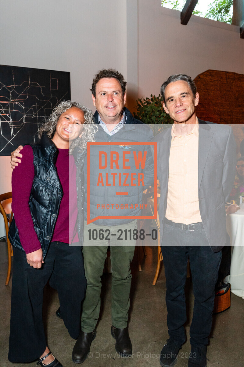 Abby Reyes, Danny Kennedy, Andre Carothers, Center for Environmental Health's 2023 Gala, The Pearl @ 601 19th St, SF, CA 94107 US. The Pearl @ 601 19th St, SF, CA 94107 US, May 5th, 2023, Photo #1062-21188-0 Abby Reyes, Danny Kennedy, Andre Carothers, Photo #1062-21188-0